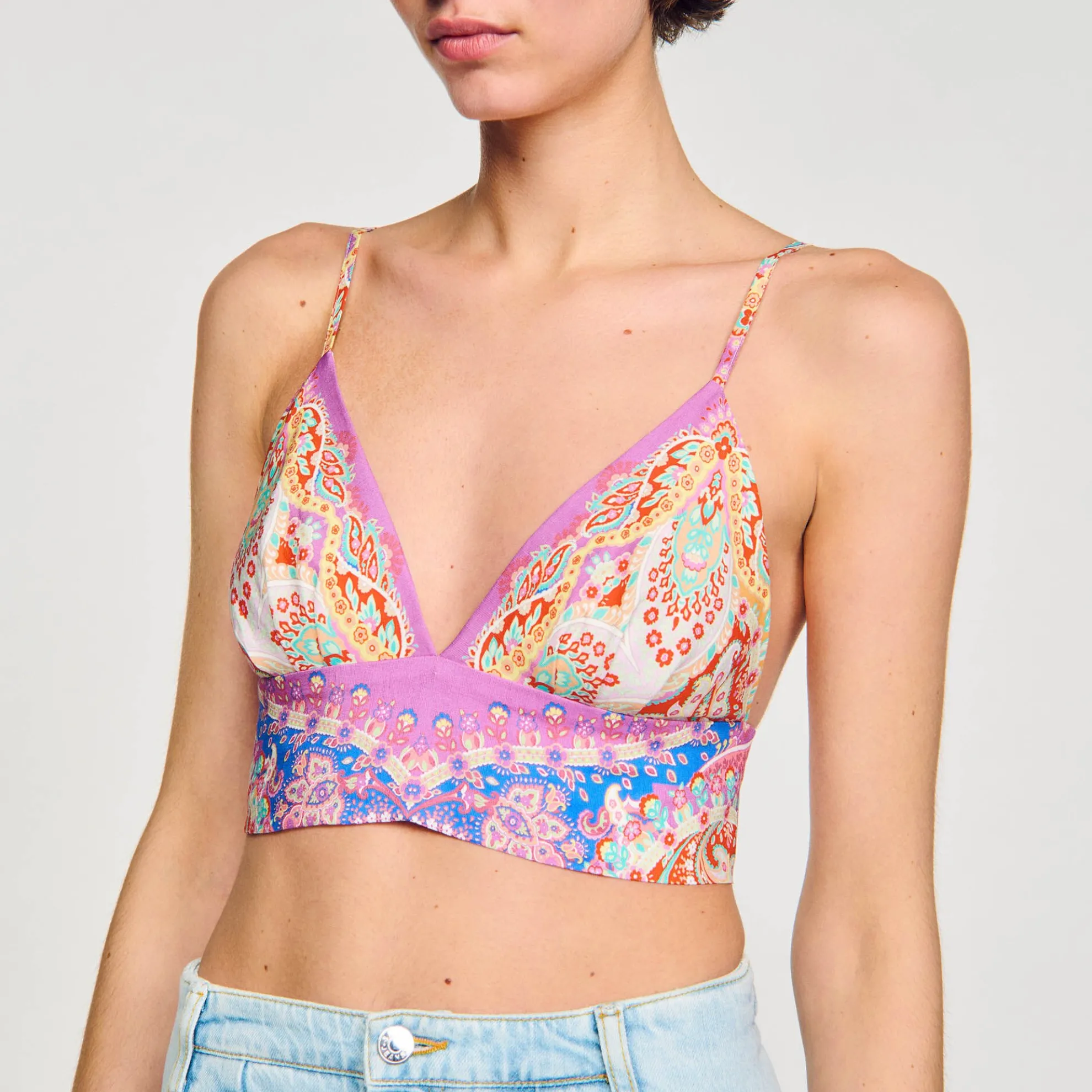 Brassière Met Print