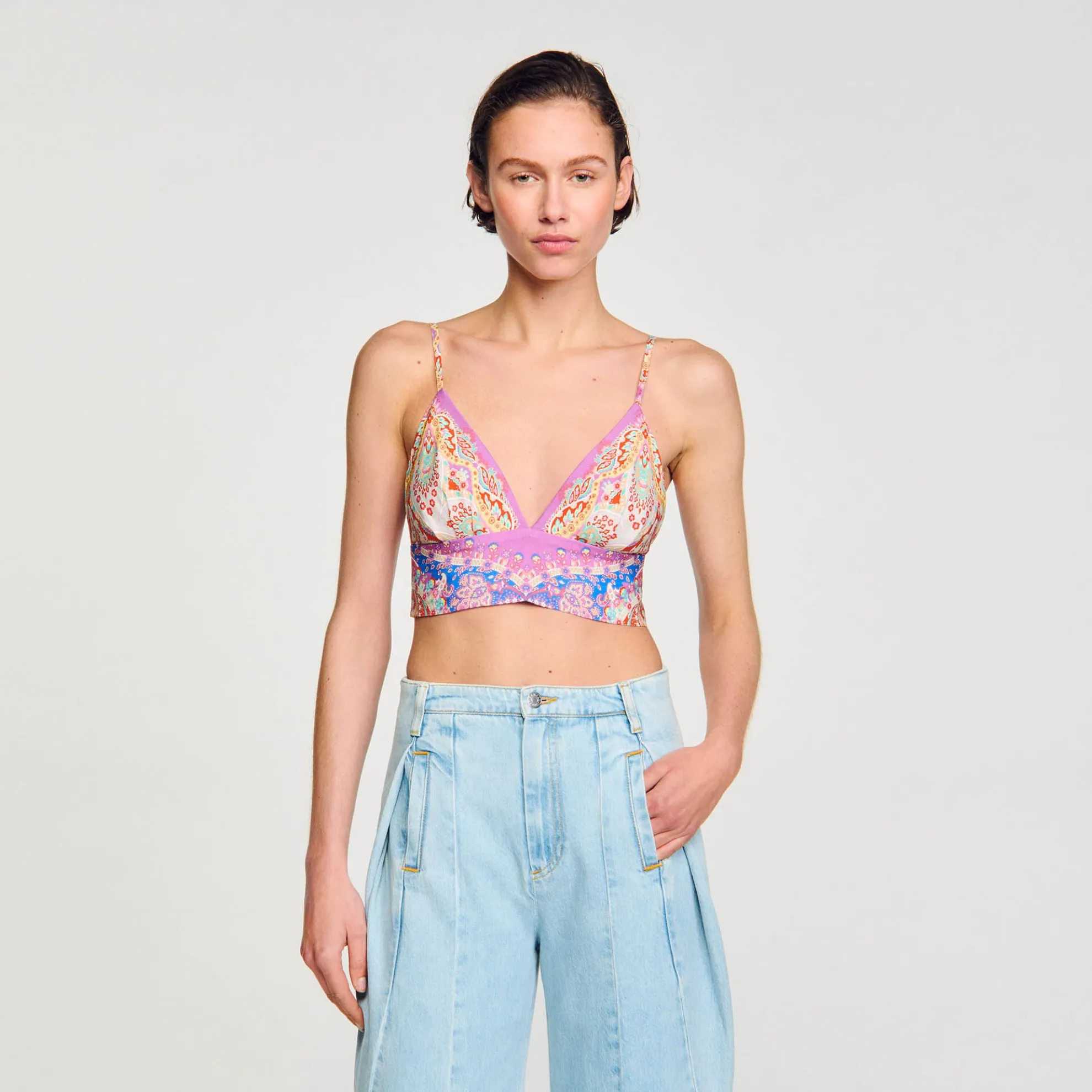 Brassière Met Print