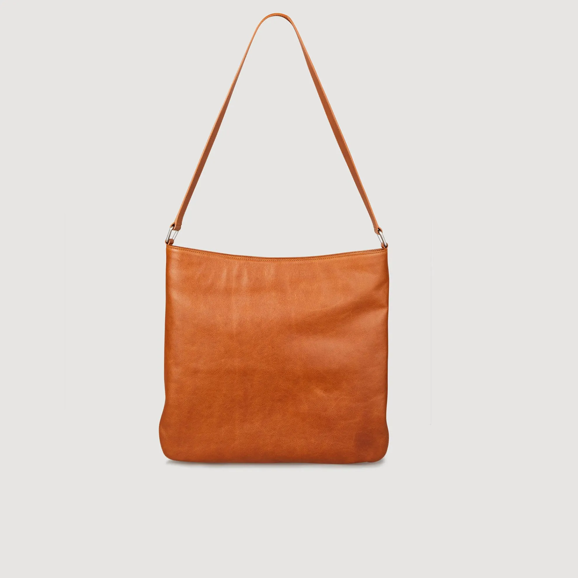 Crossbody Tas In Generfd Leer