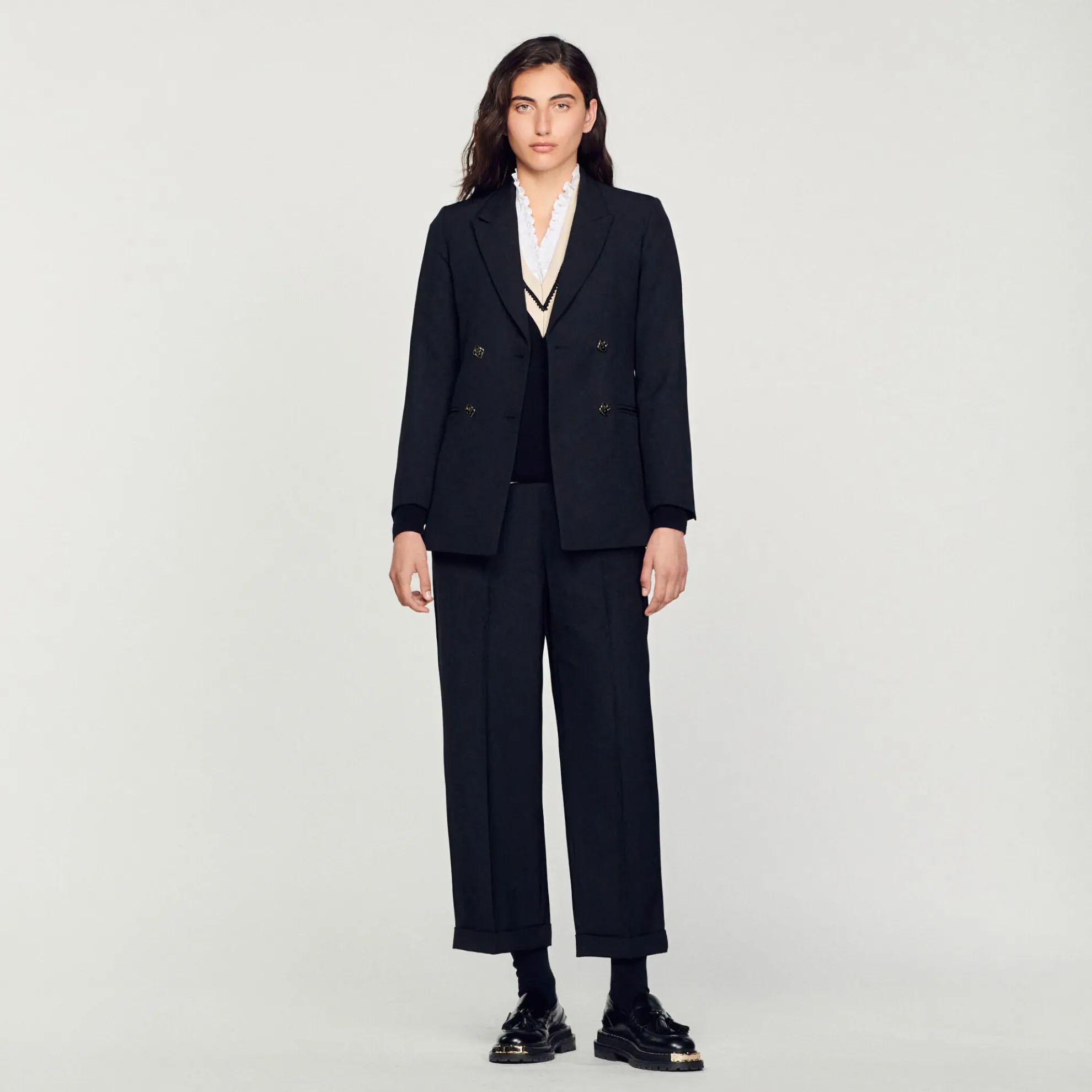 Damesblazer Met Dubbele Knopenrij