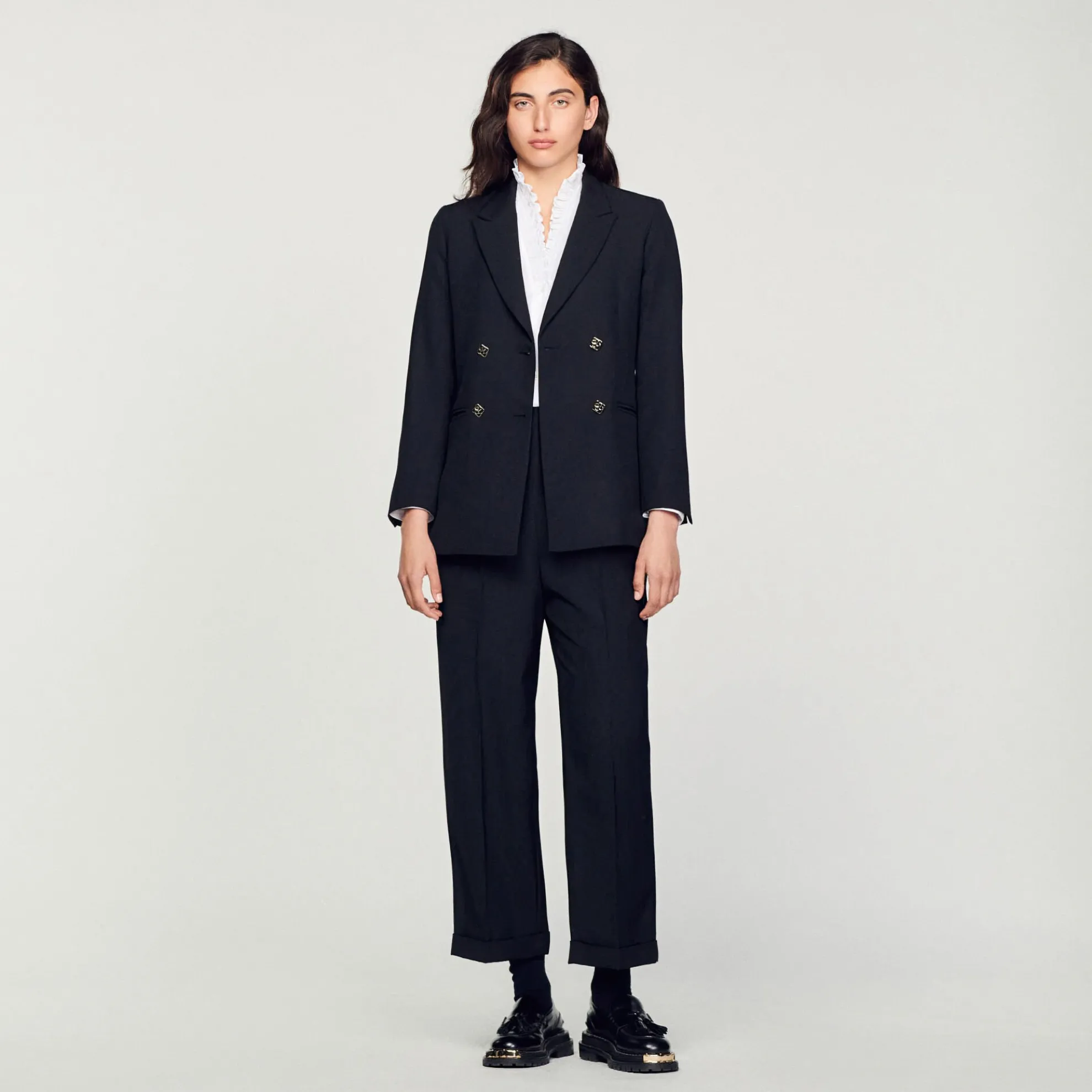 Damesblazer Met Dubbele Knopenrij