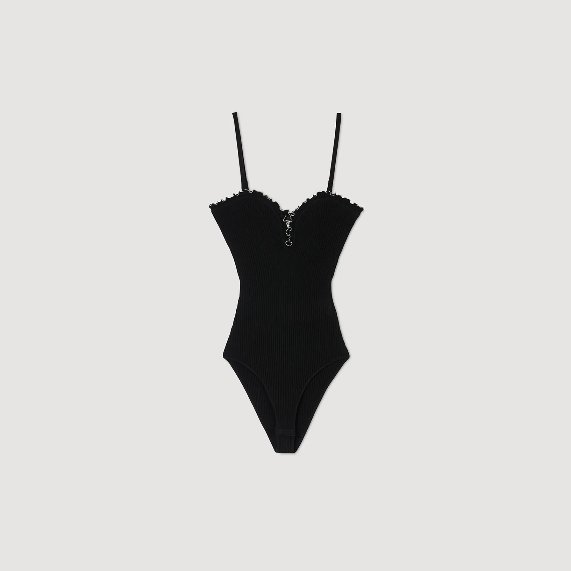 Gebreide Bustier Body