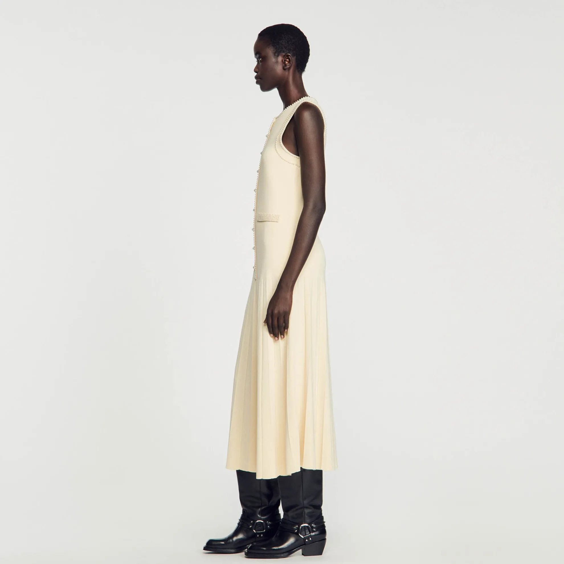 Gebreide Midi Jurk