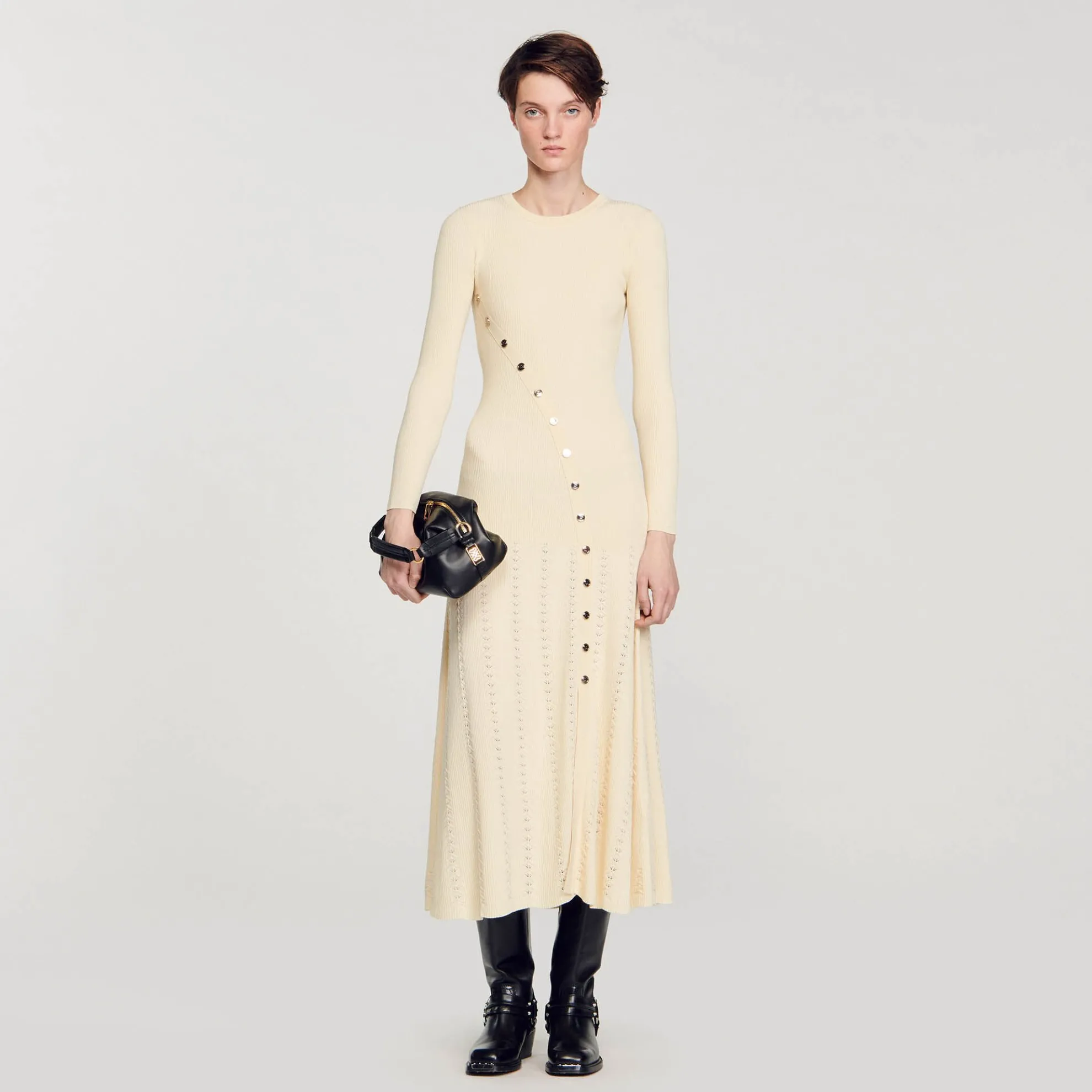 Gebreide Midi Jurk