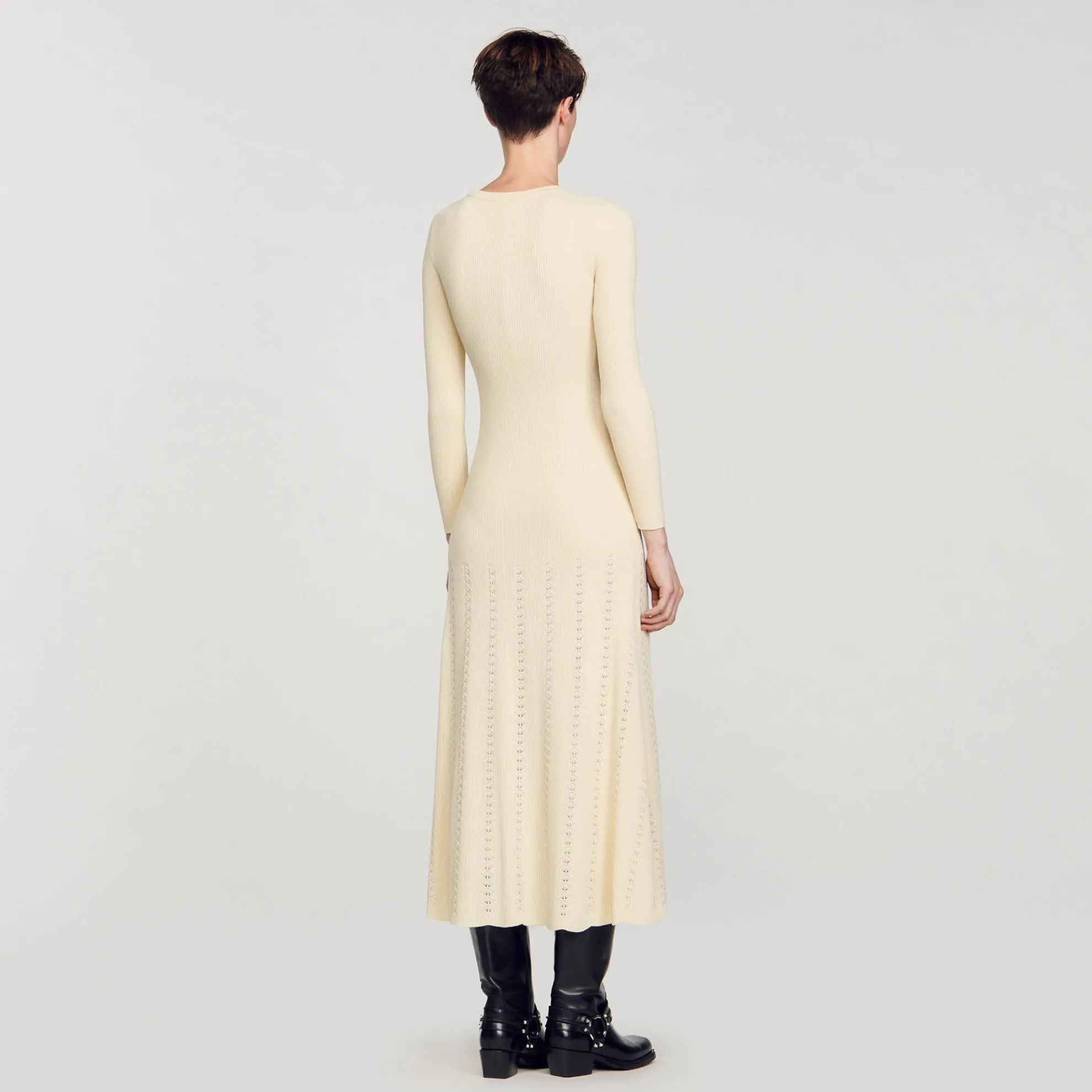 Gebreide Midi Jurk