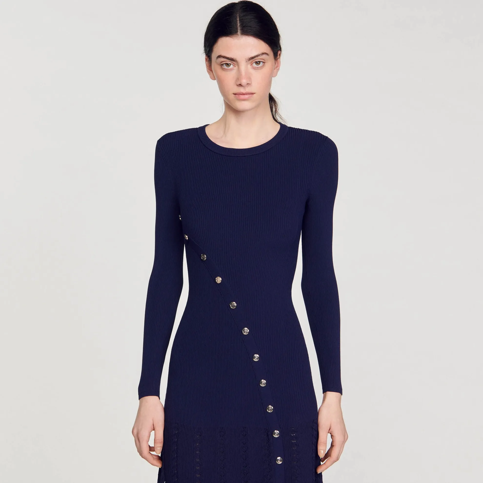 Gebreide Midi Jurk