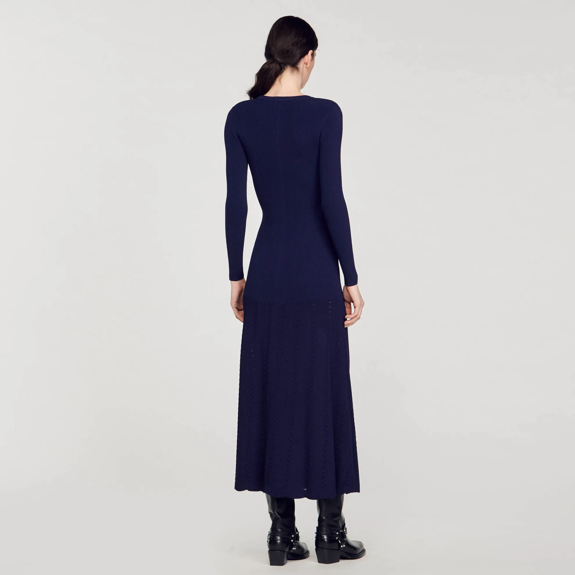 Gebreide Midi Jurk
