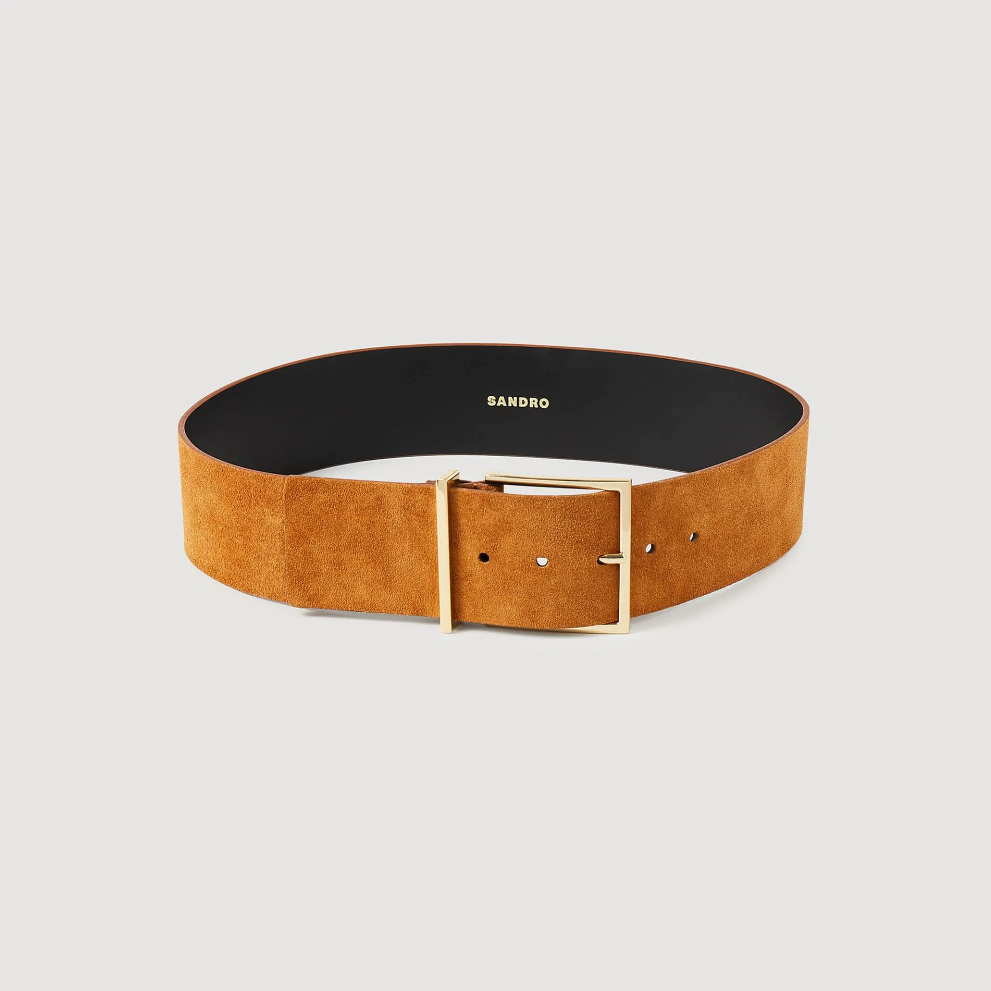 Gespleten Leren Riem