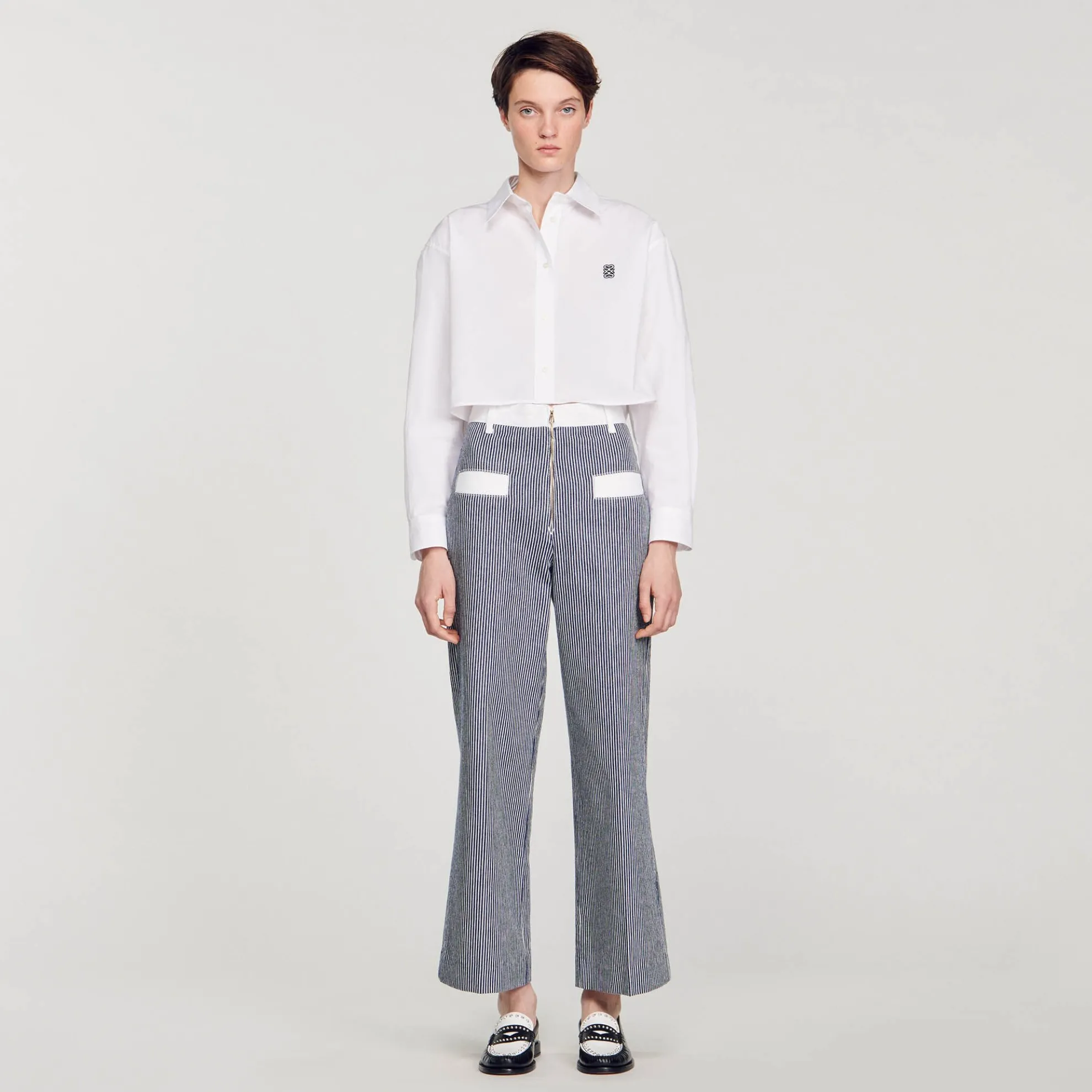 Gestreepte Pantalon