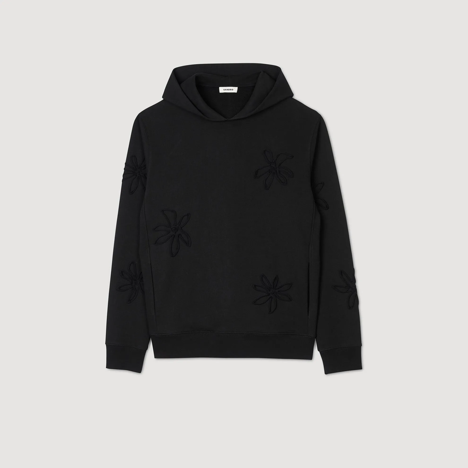 Hoodie Met Capuchon Bloemmotief