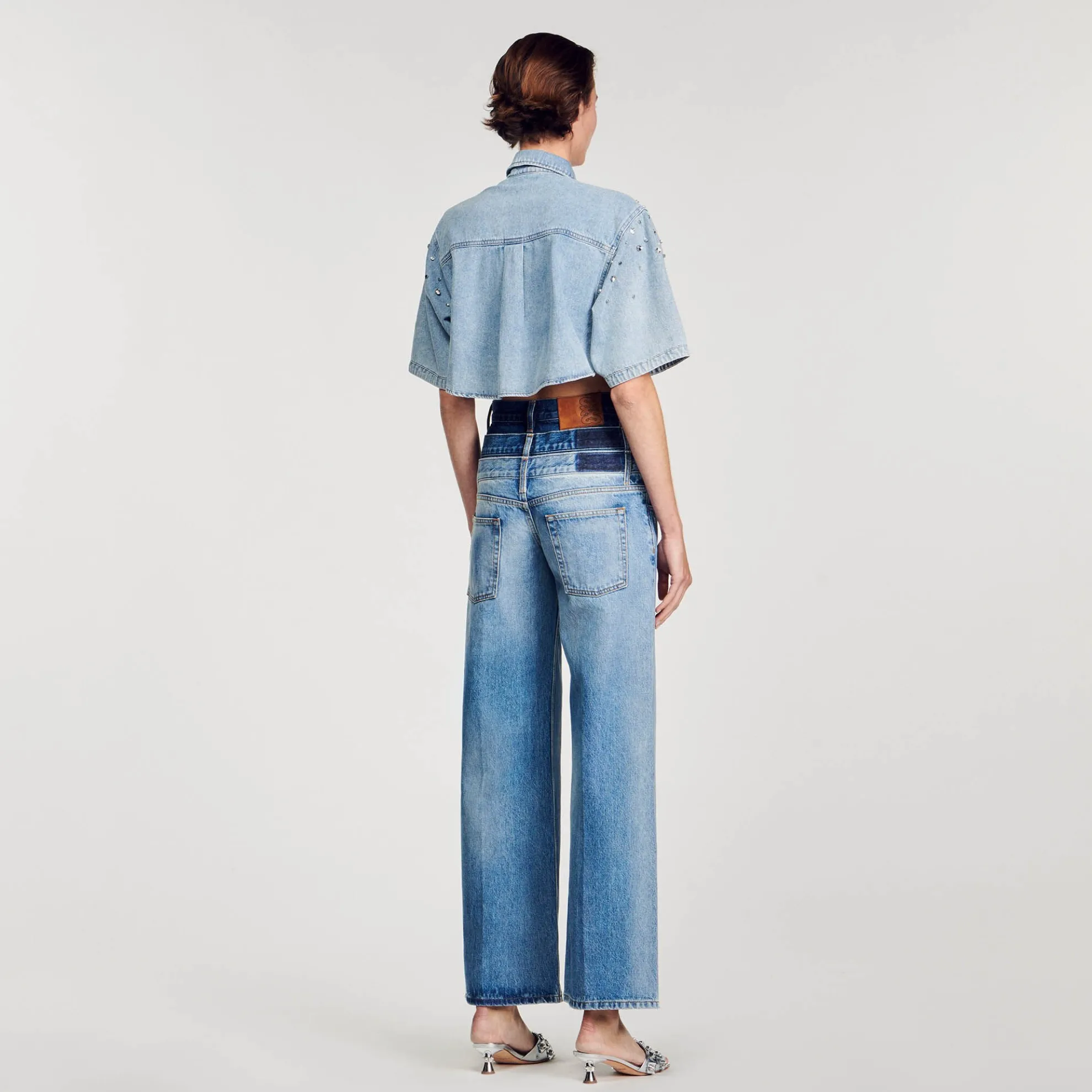 Jeans Met Driedubbele Riem