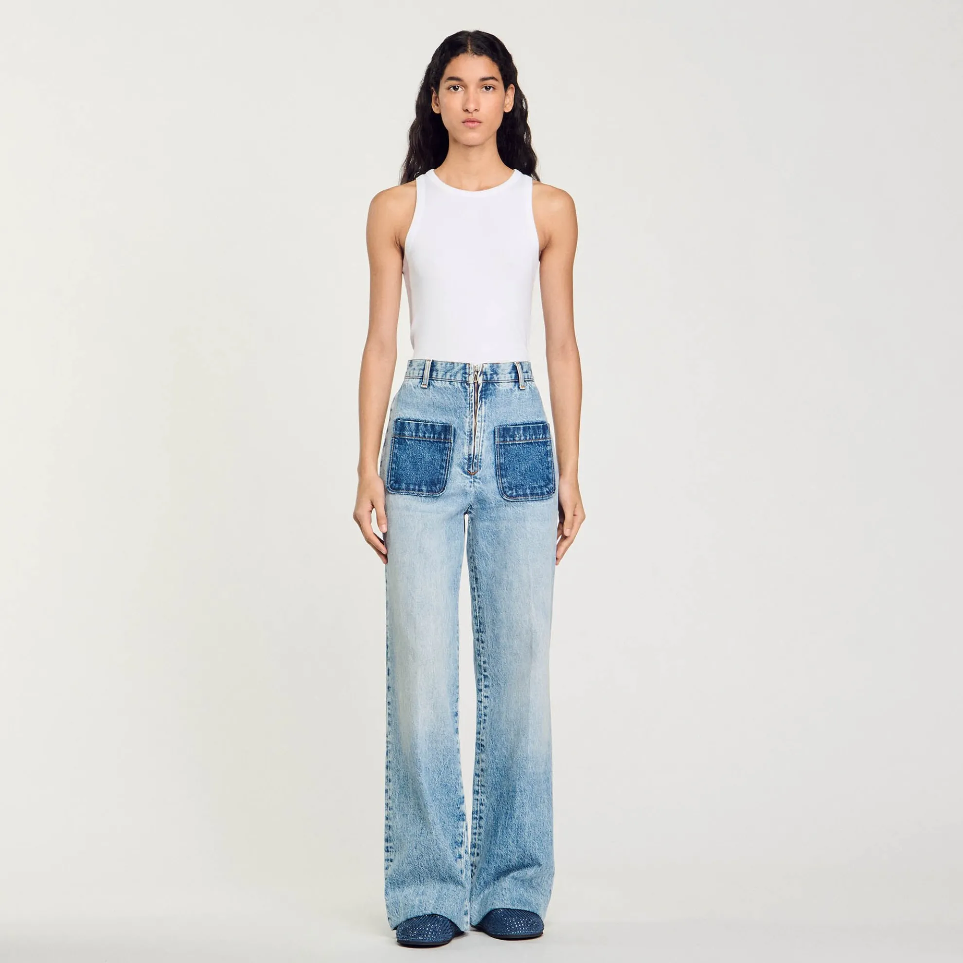 Jeans Met Hoge Taille