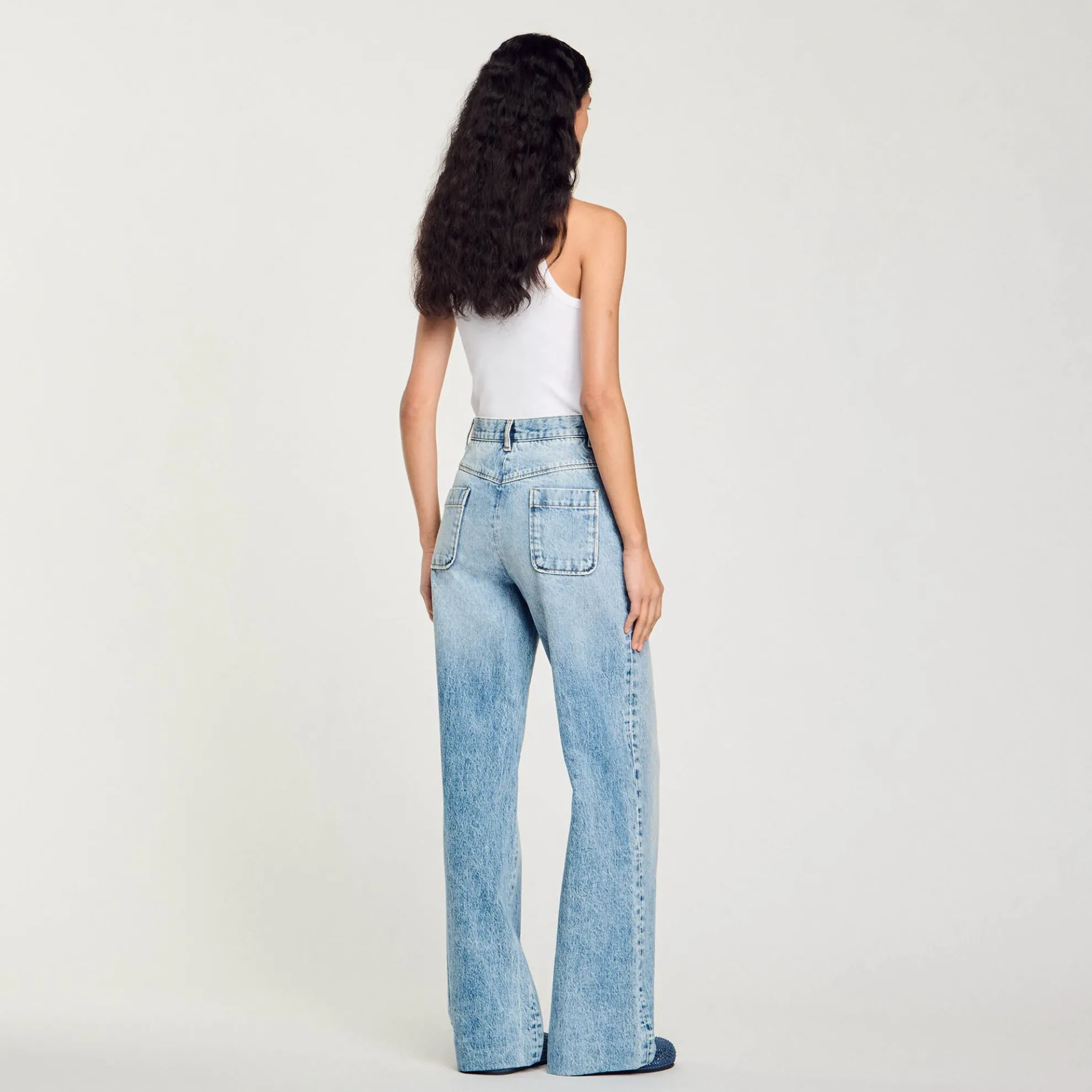 Jeans Met Hoge Taille