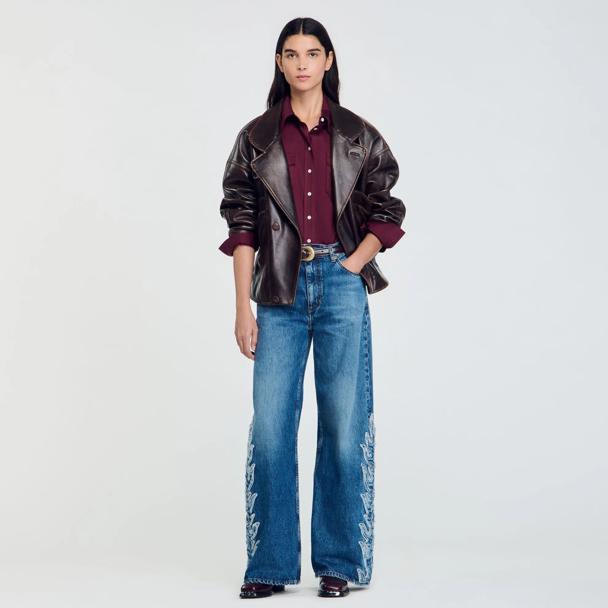Katoenen Overhemdblouse