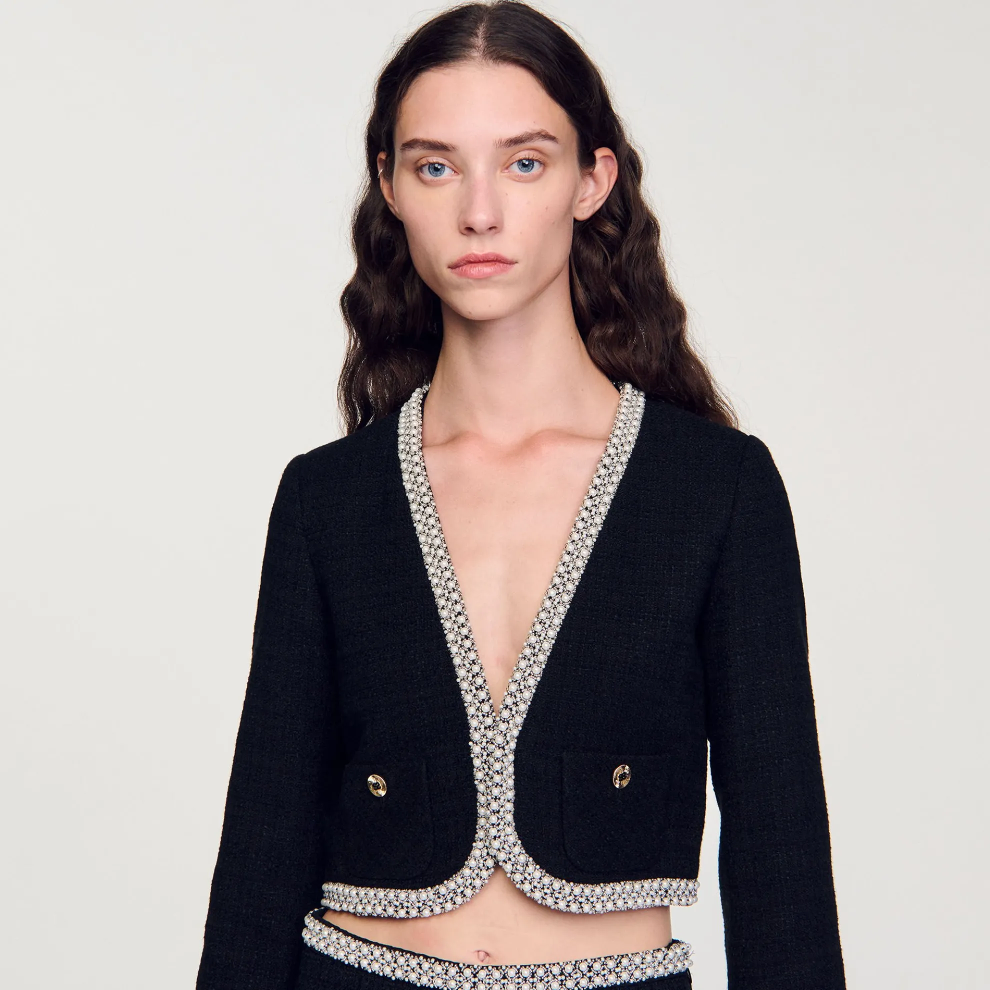 Kort Tweed Jasje