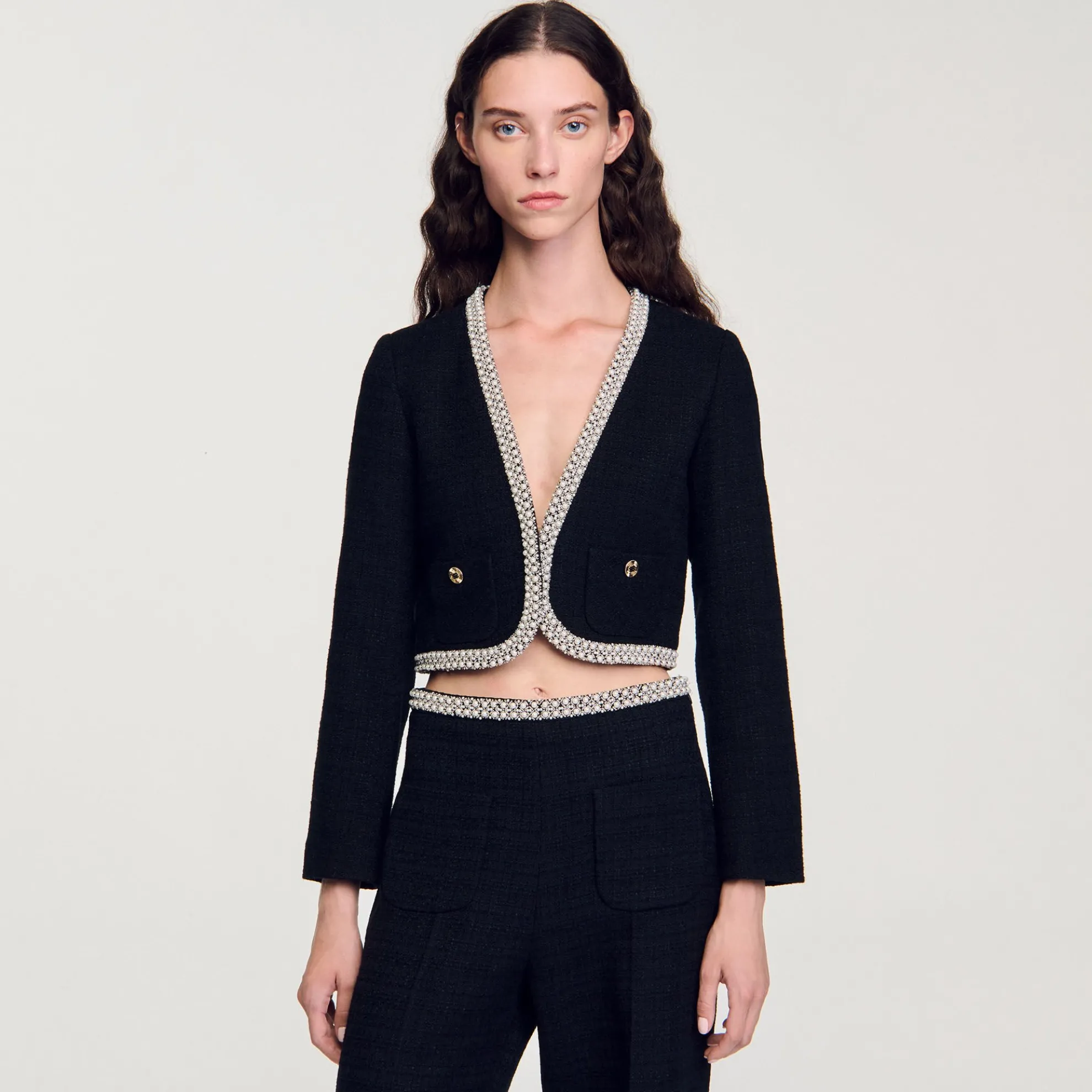 Kort Tweed Jasje