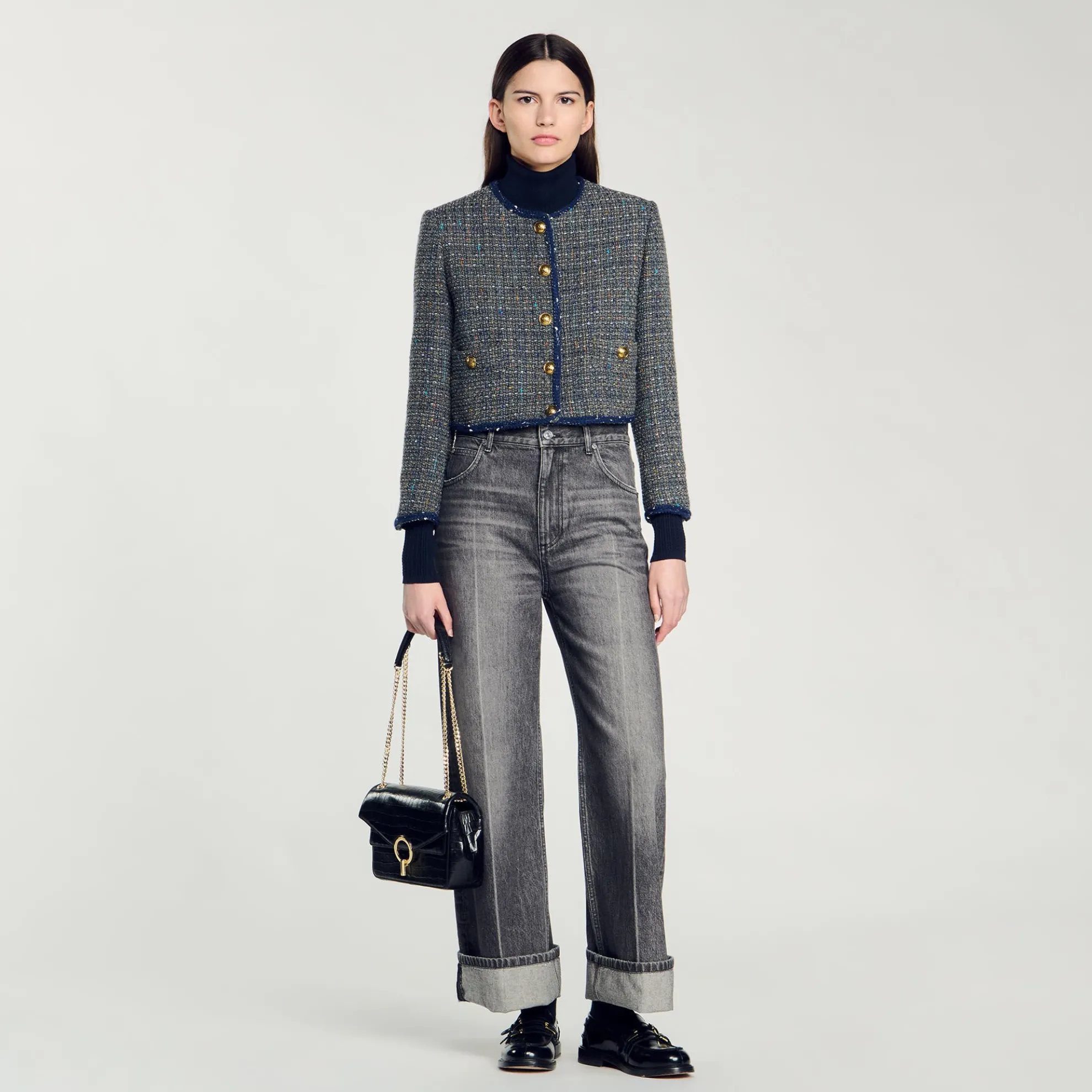 Kort Tweed Jasje