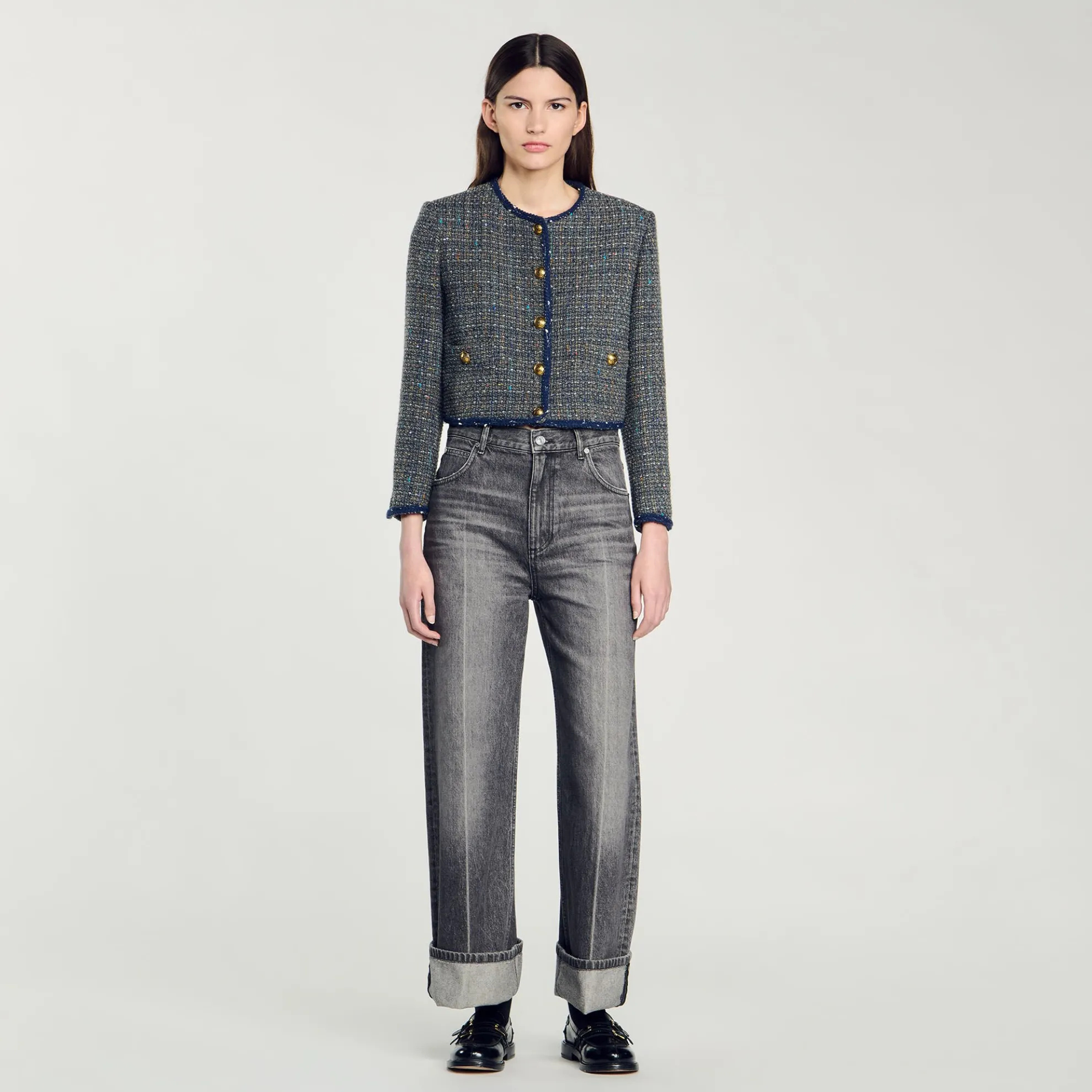 Kort Tweed Jasje