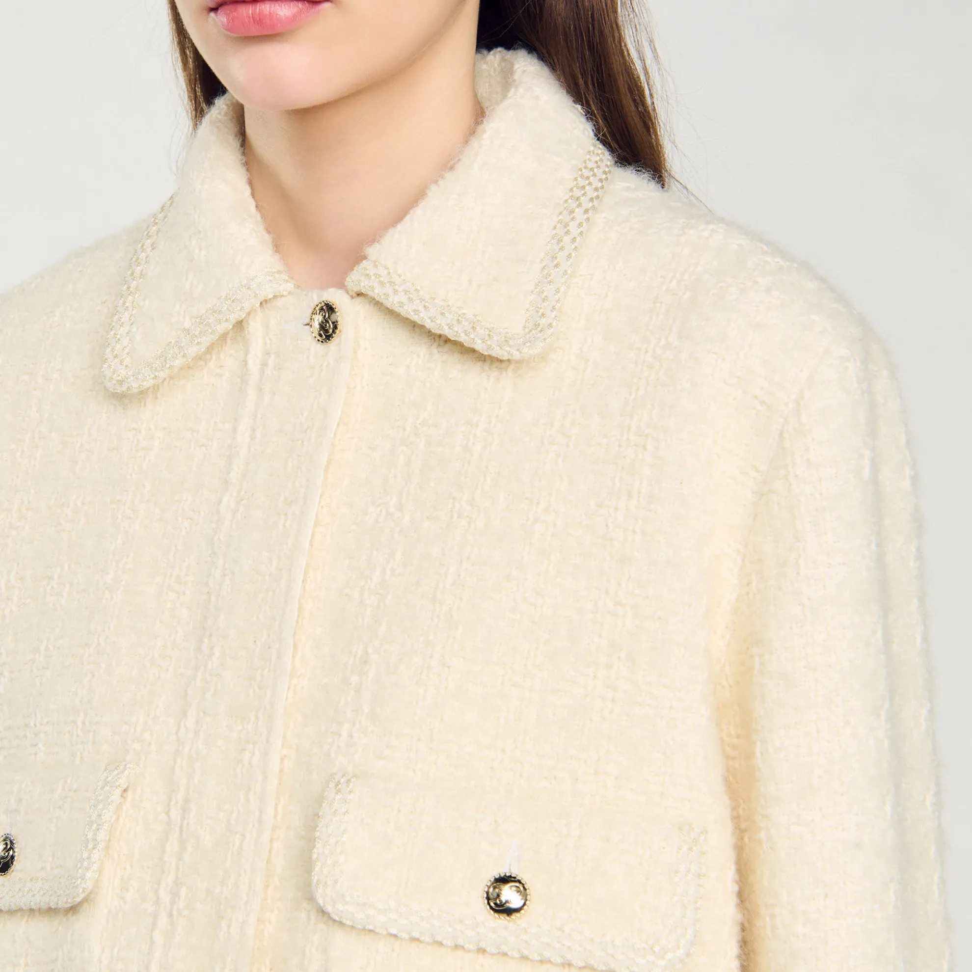 Kort Tweed Jasje
