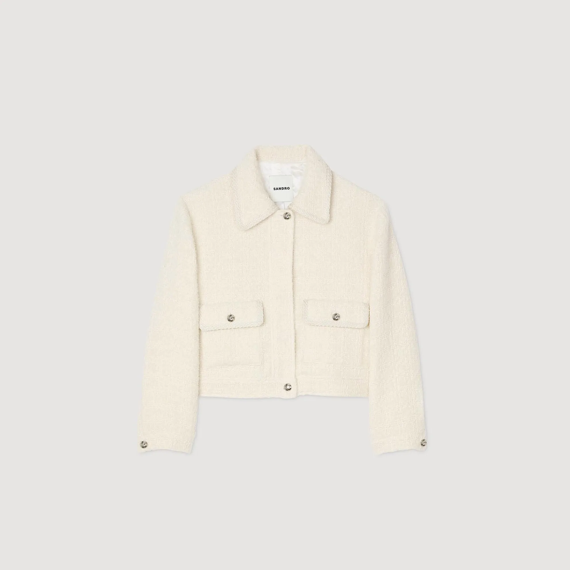 Kort Tweed Jasje