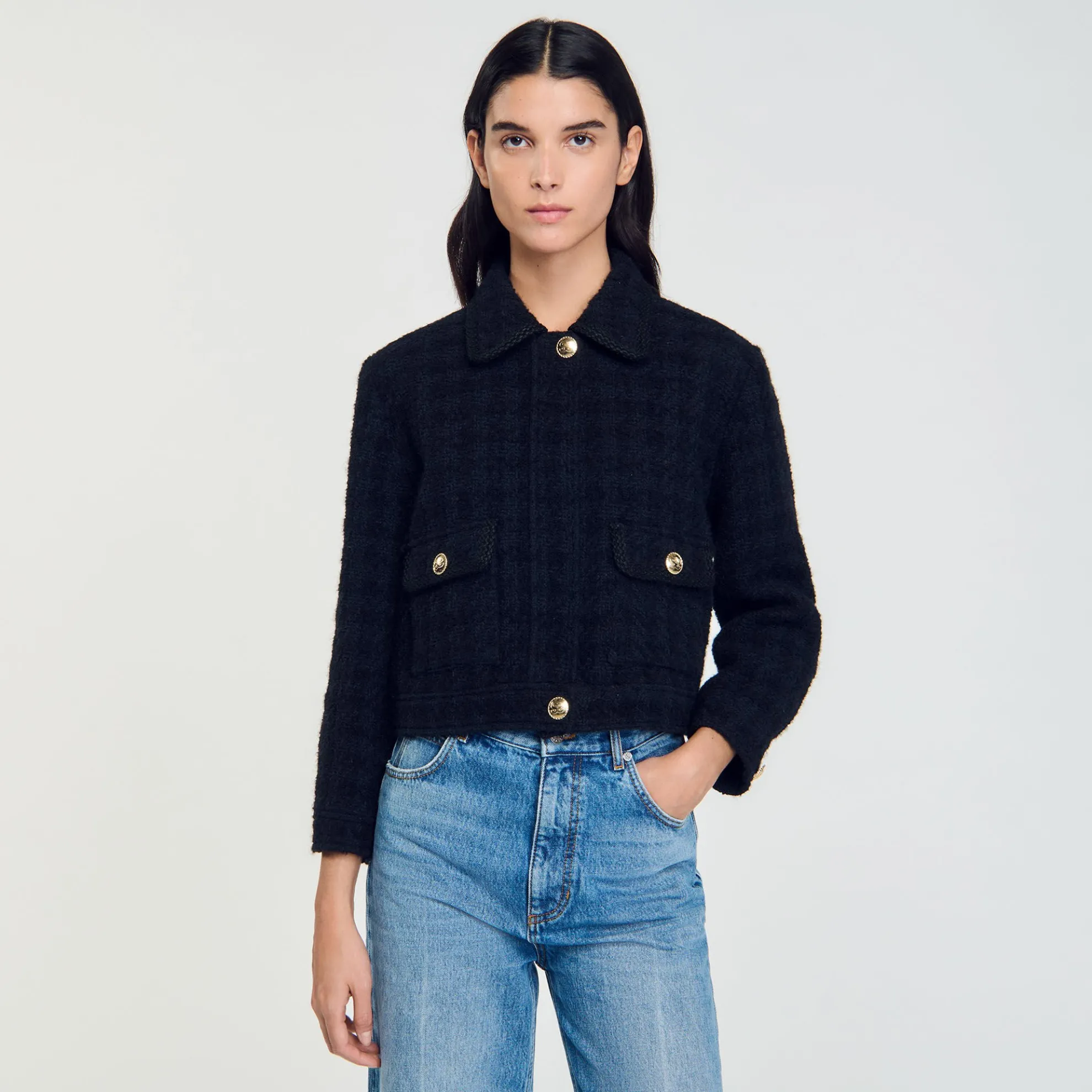 Kort Tweed Jasje