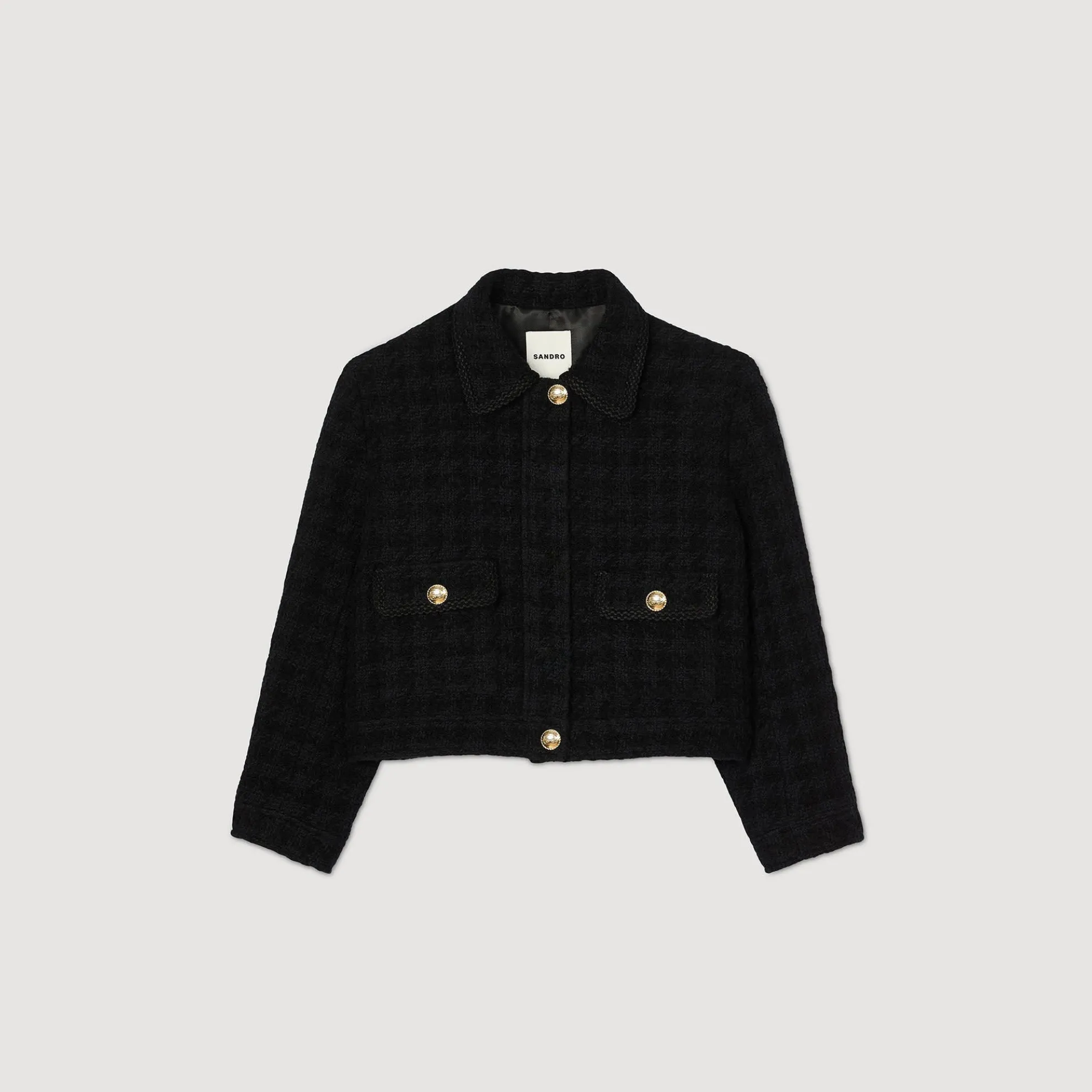 Kort Tweed Jasje