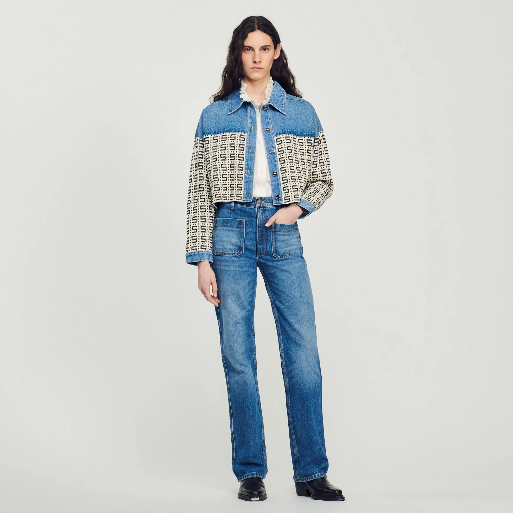 Korte Denim Cardicoat