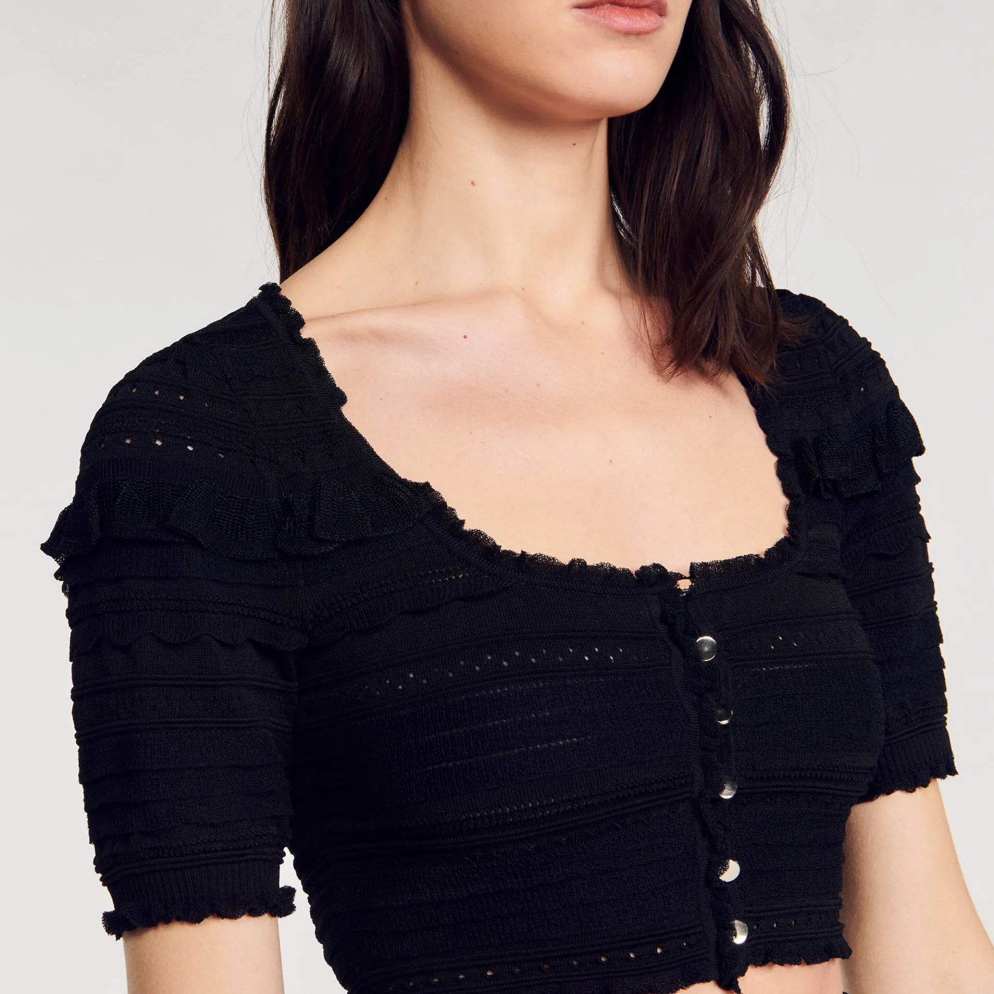 Korte Gebreide Top