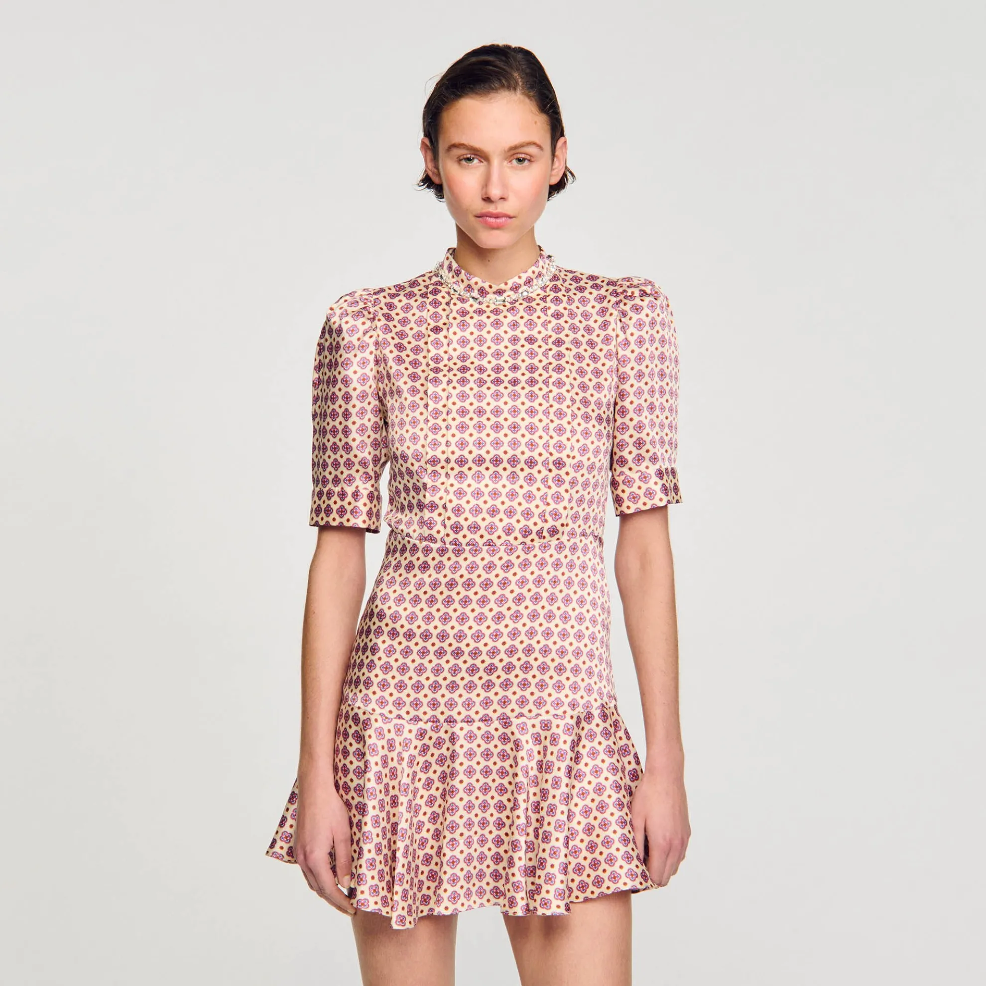 Korte Jurk Met Print