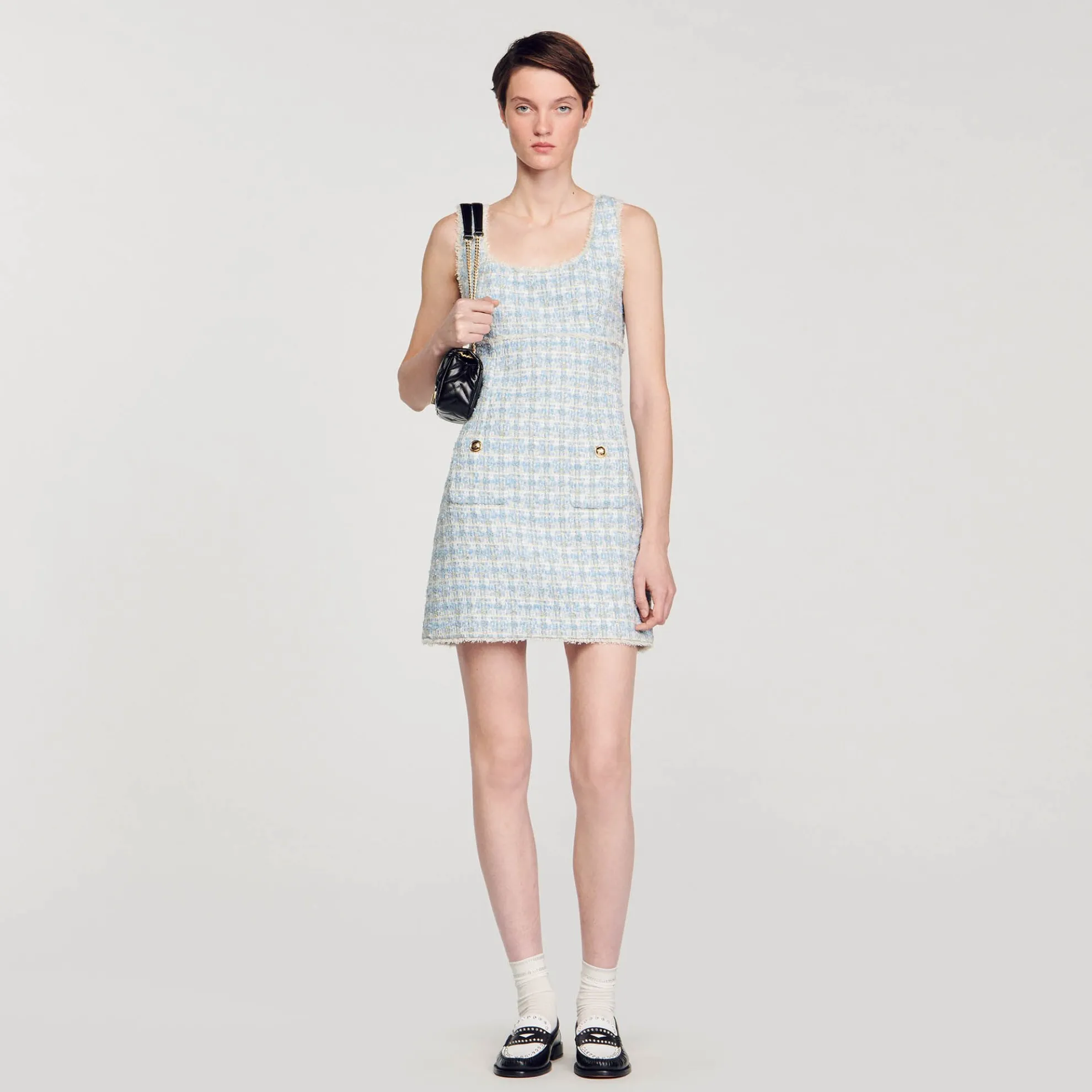 Korte Jurk Tweed