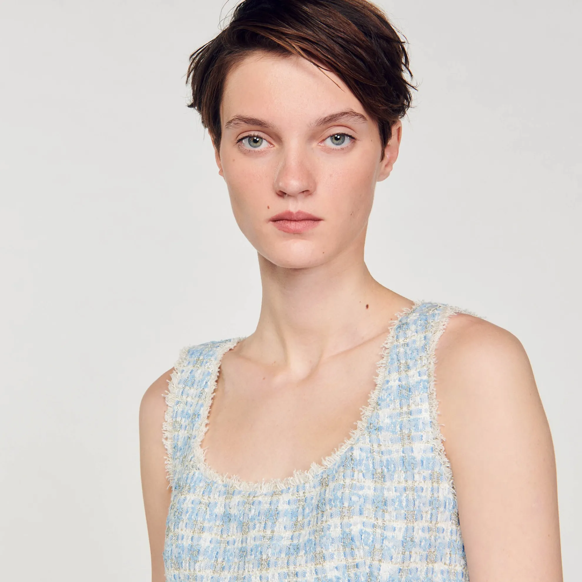 Korte Jurk Tweed