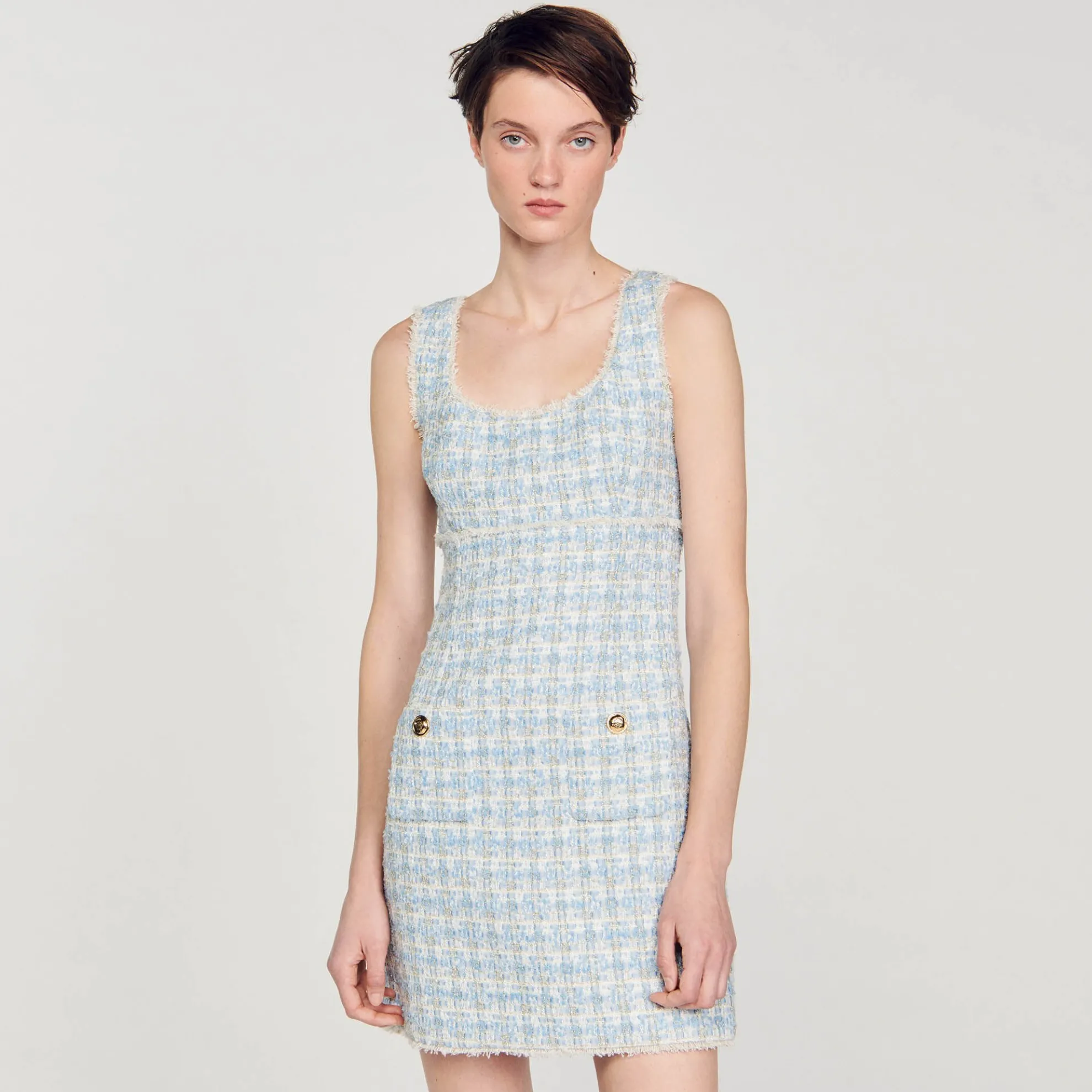 Korte Jurk Tweed