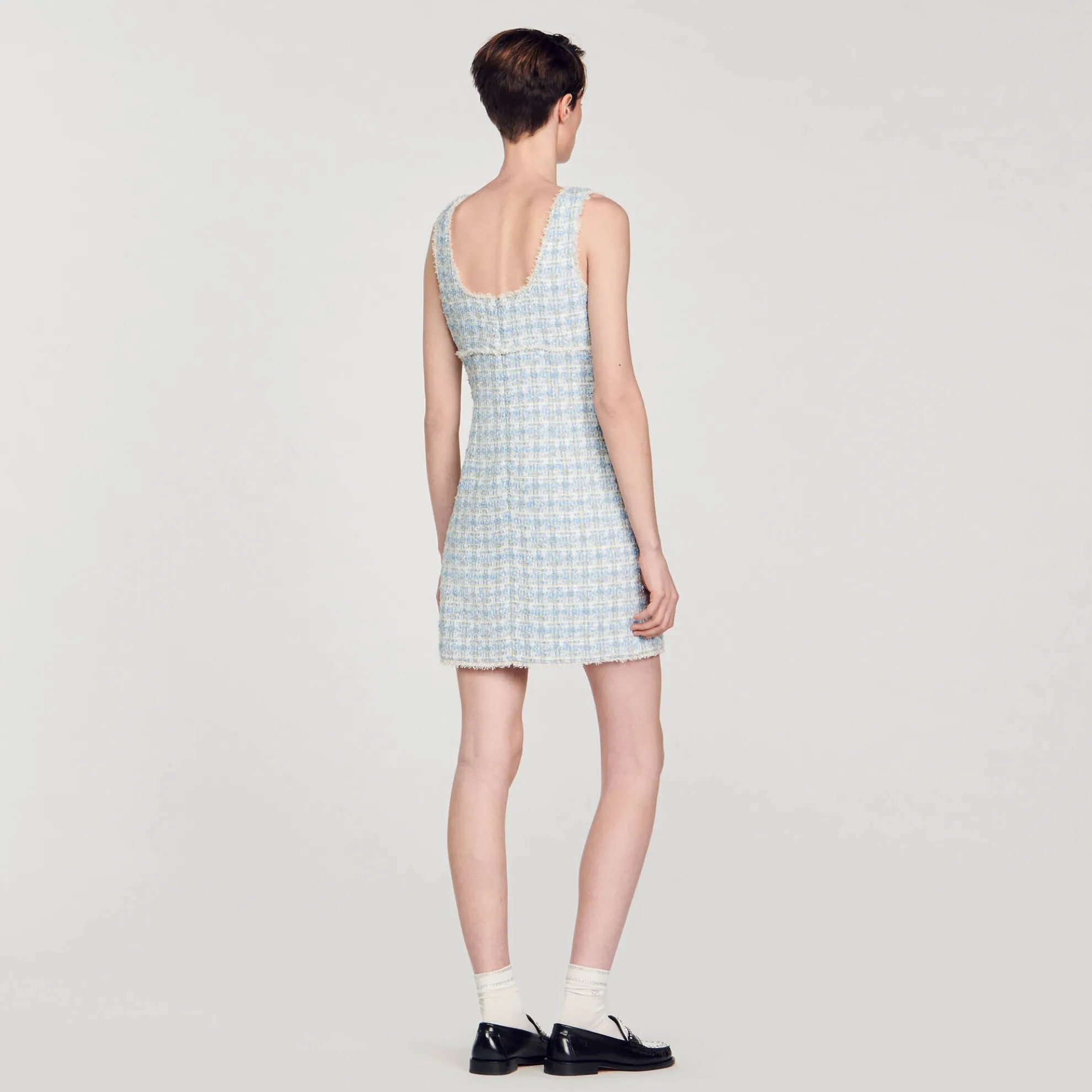 Korte Jurk Tweed