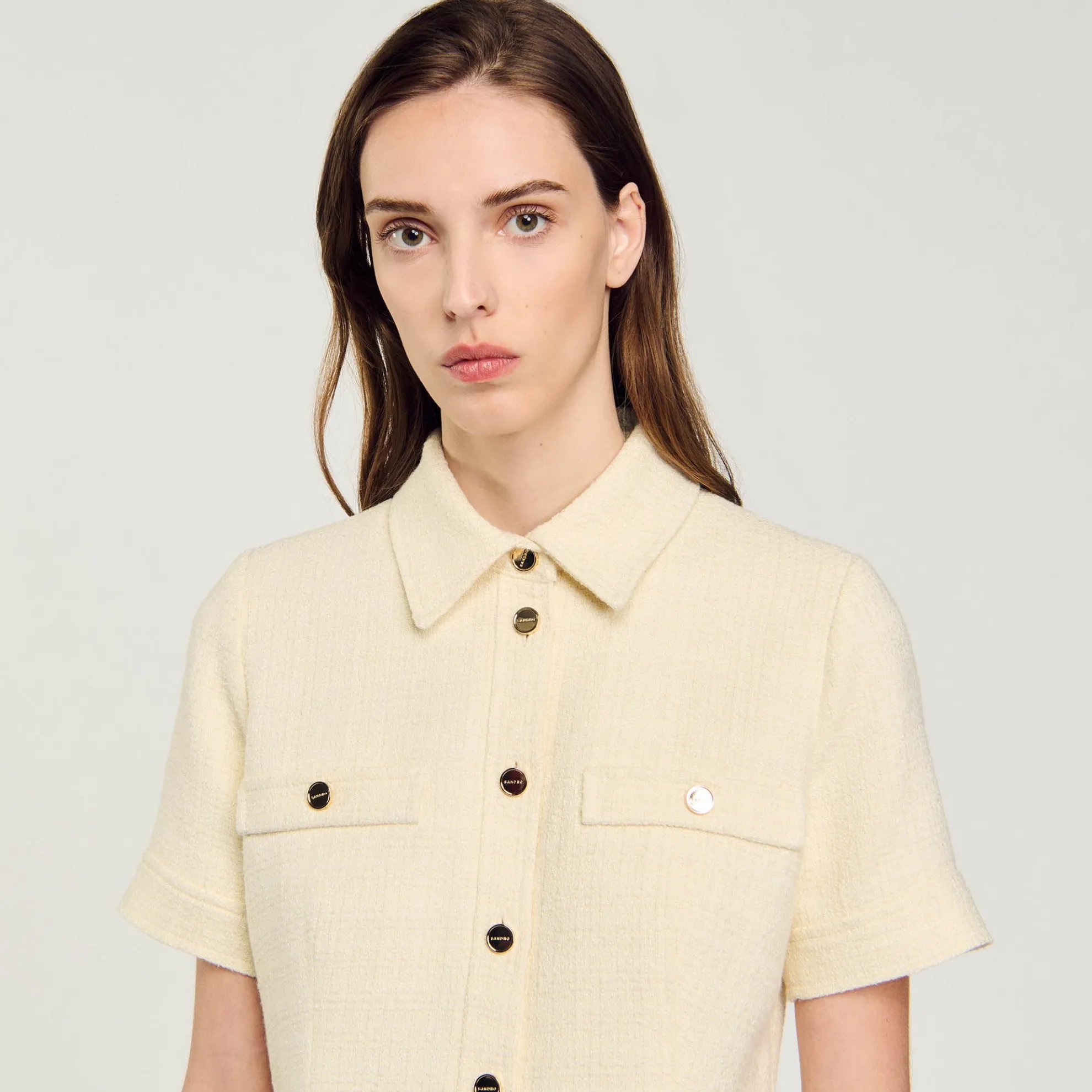 Korte Jurk Tweed