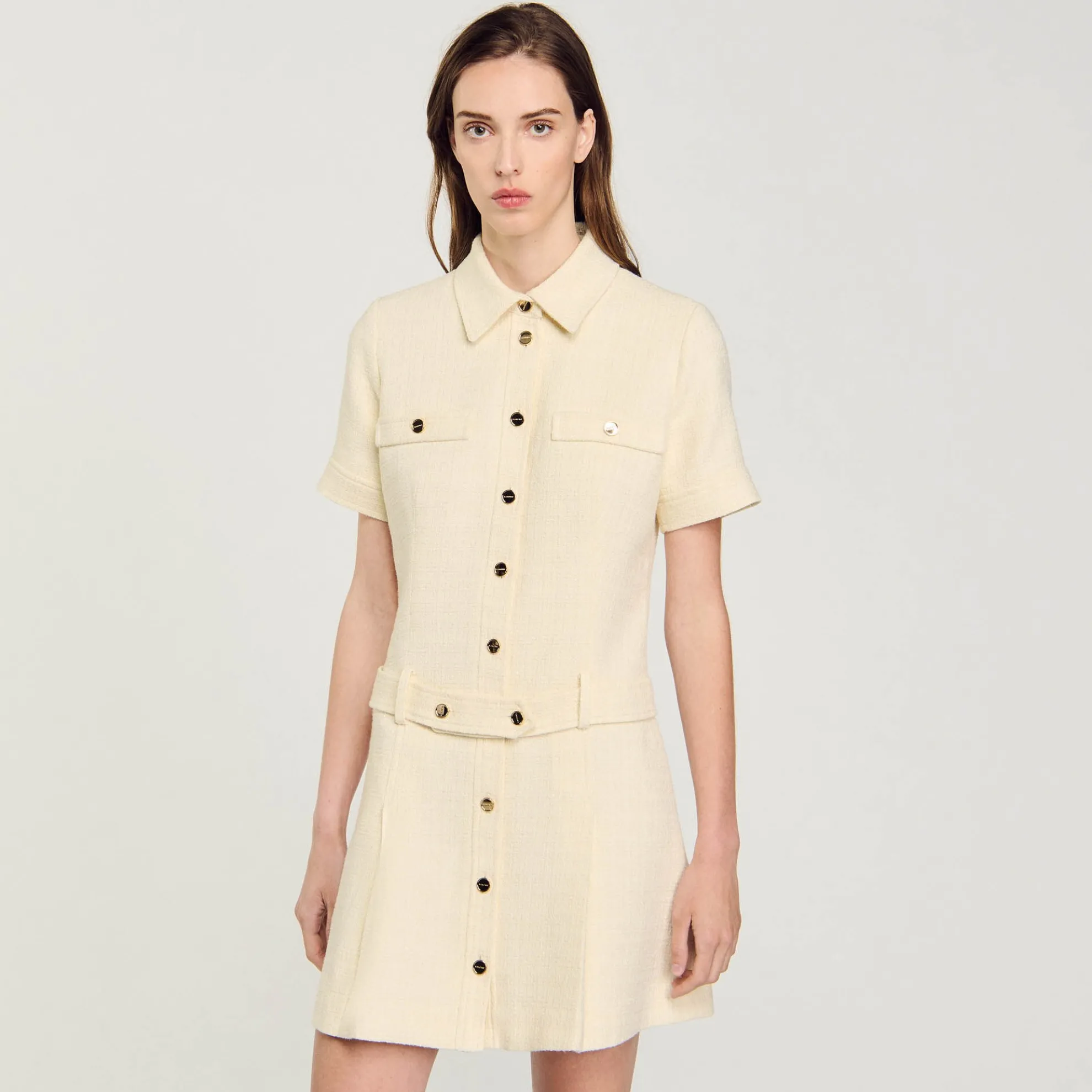 Korte Jurk Tweed