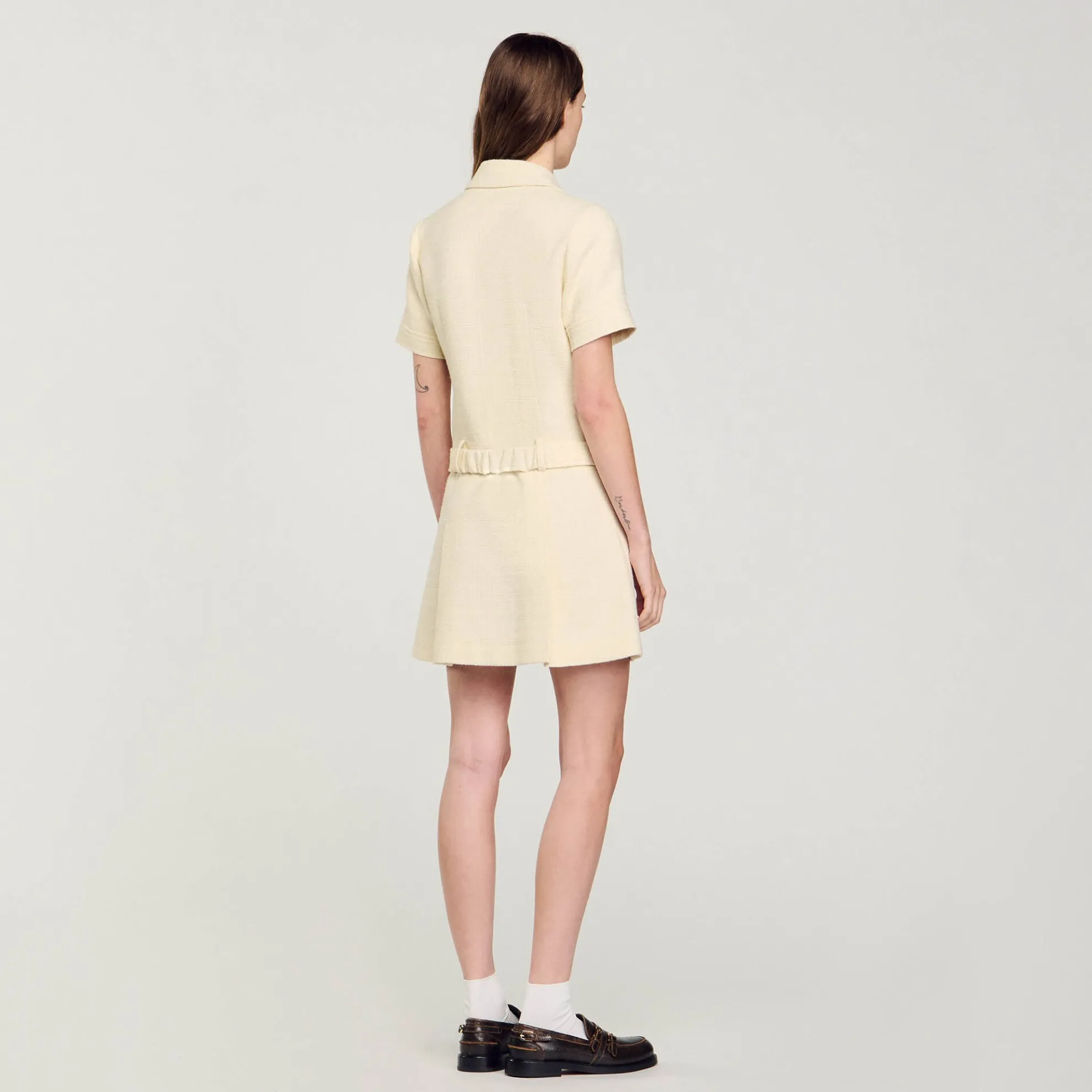 Korte Jurk Tweed