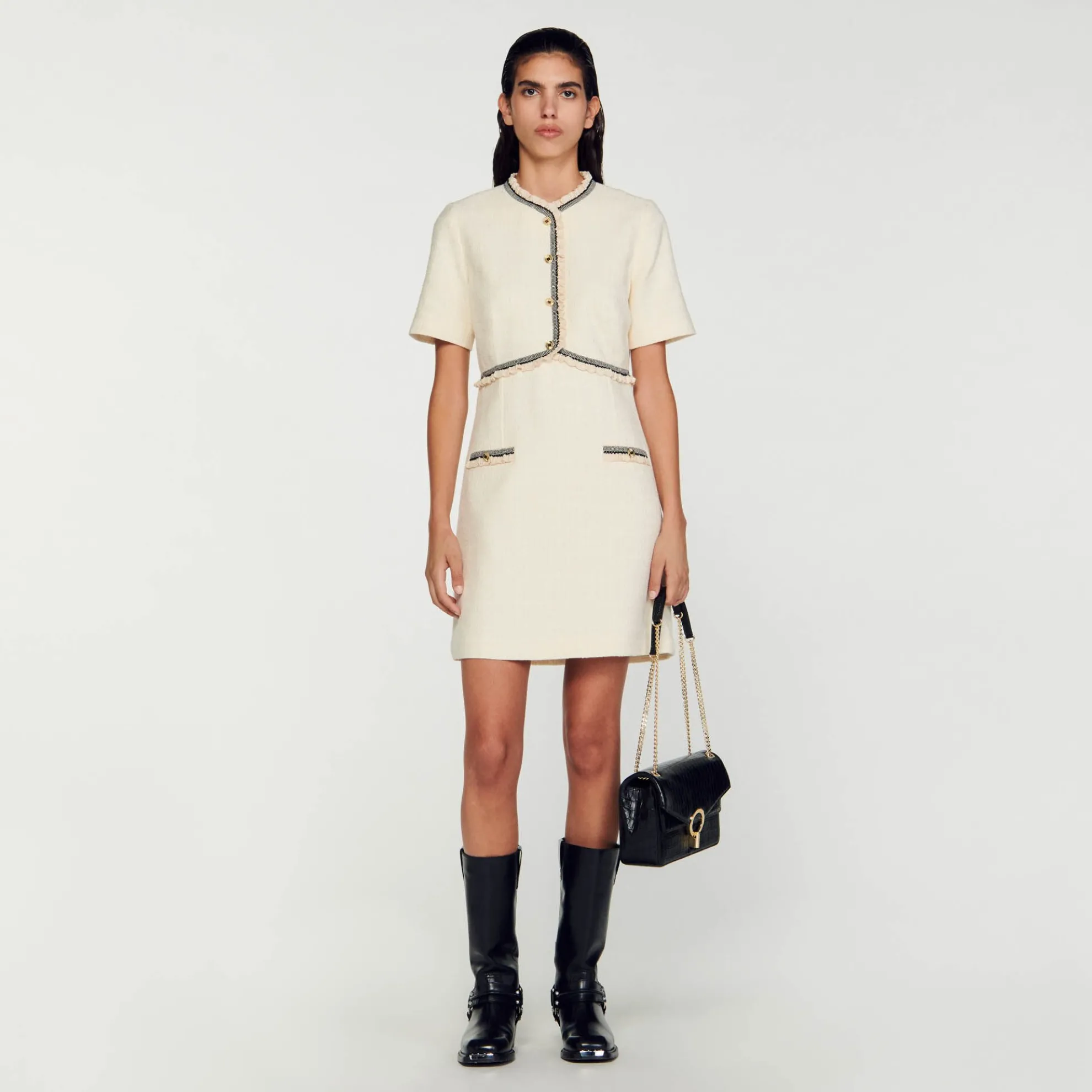 Korte Jurk Van Tweed