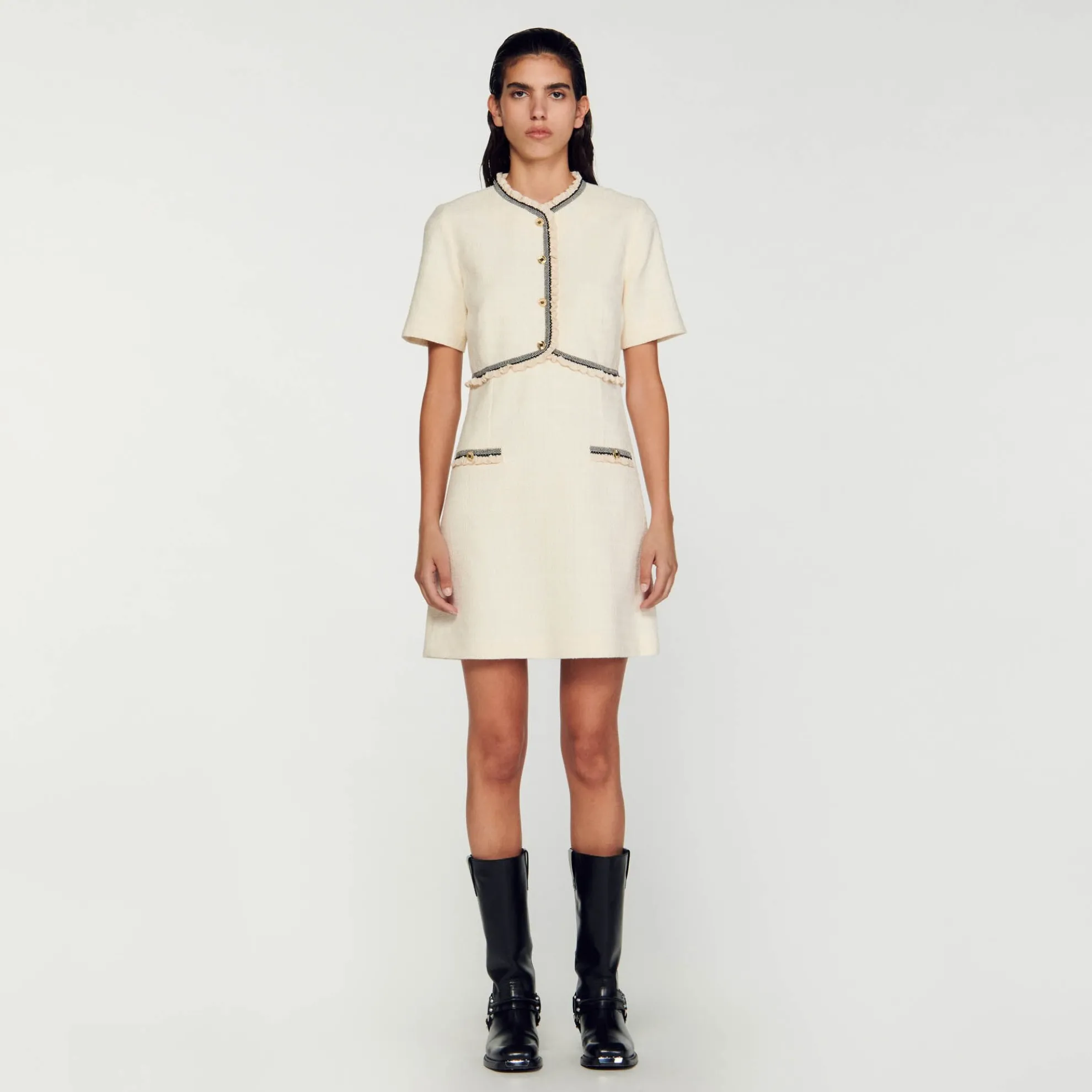 Korte Jurk Van Tweed