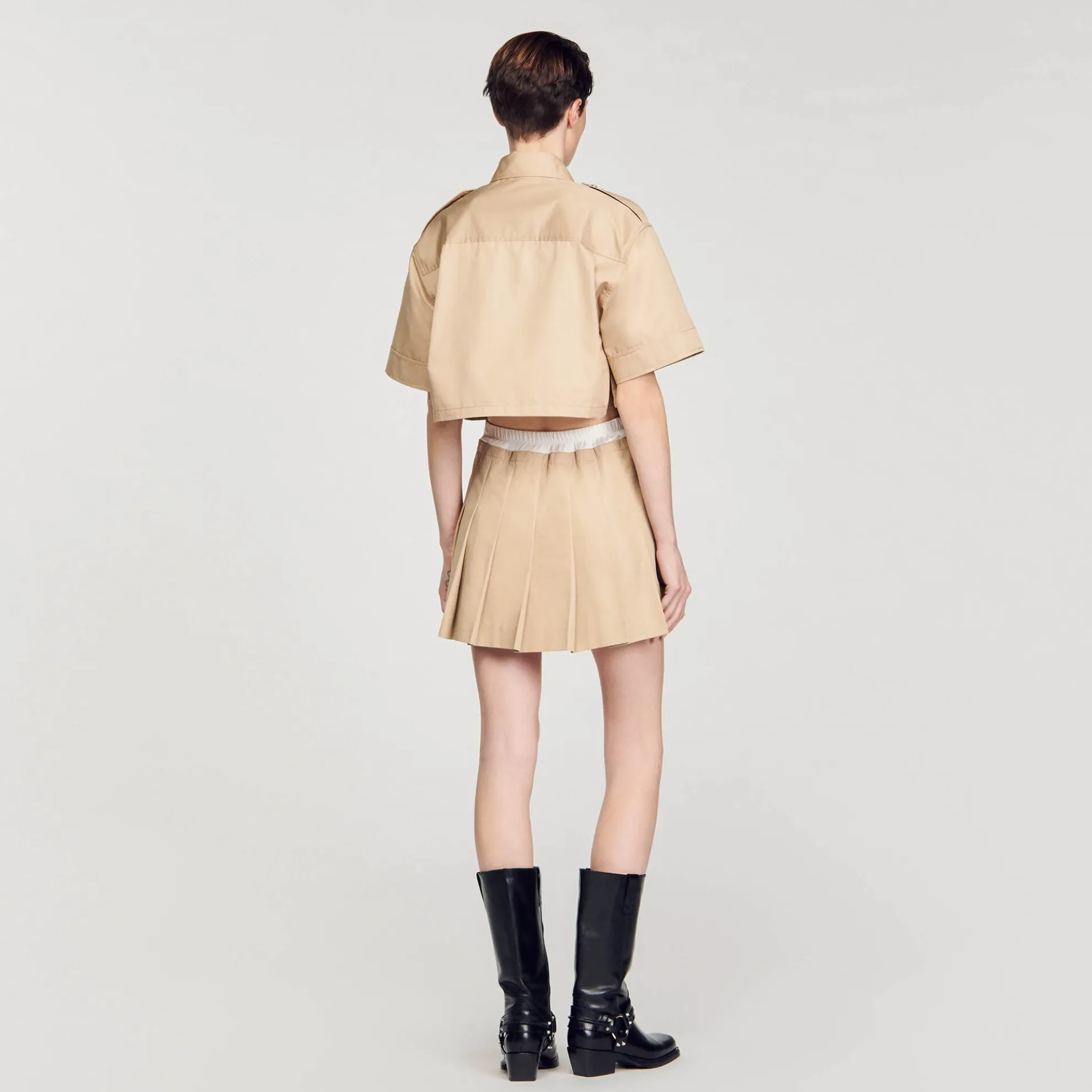 Korte Overhemdblouse Officier