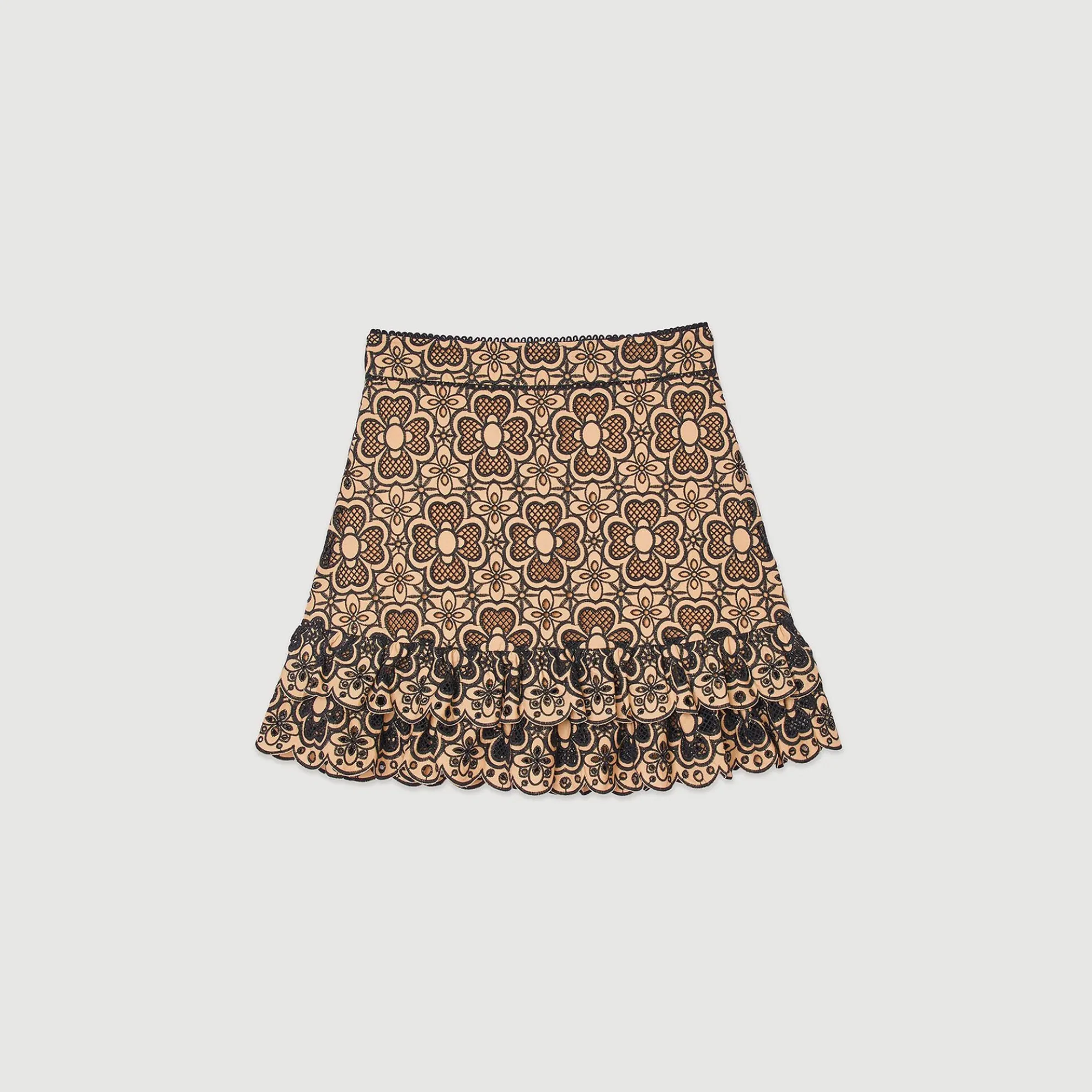 Korte Rok Met Broderie Anglaise