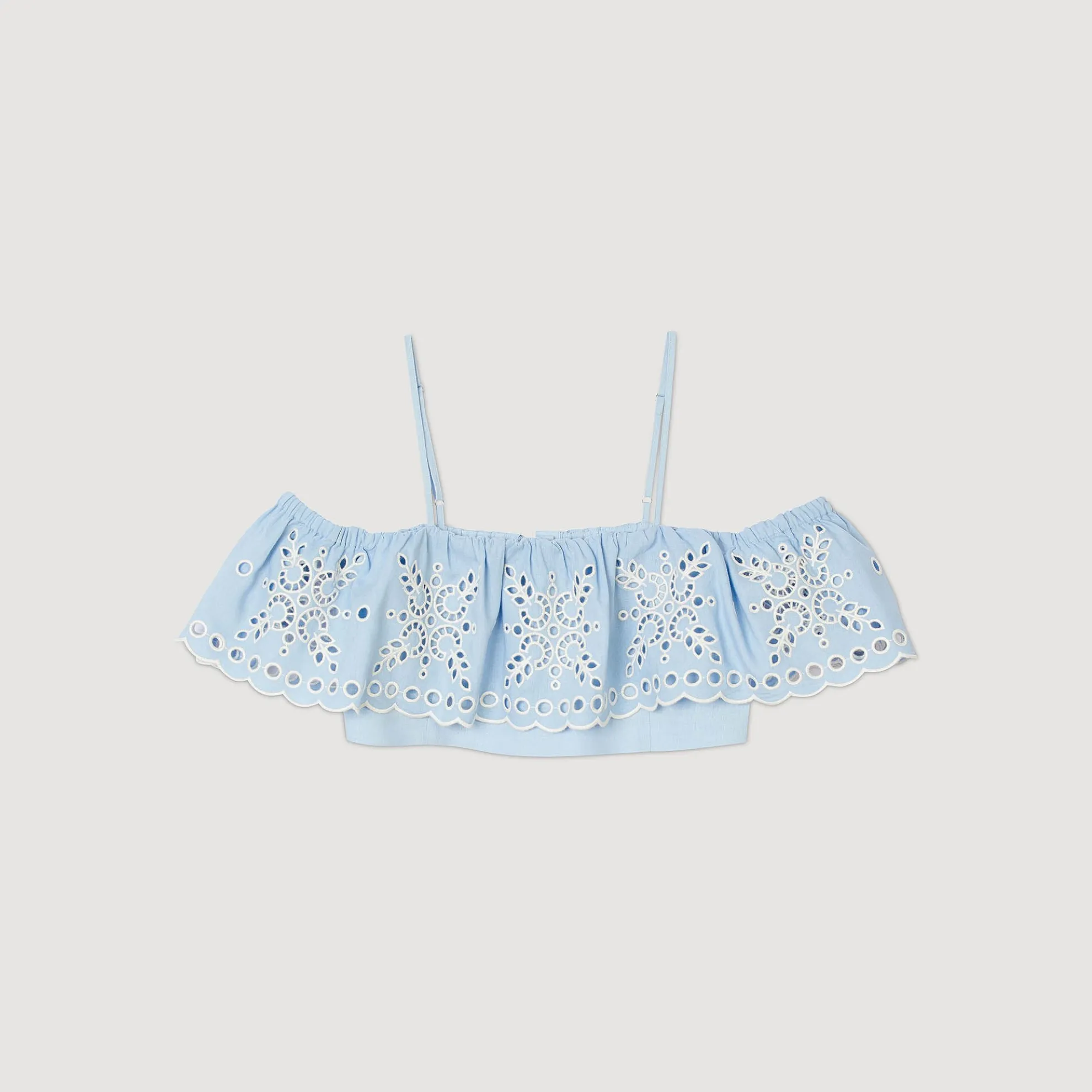 Korte Top Met Volants