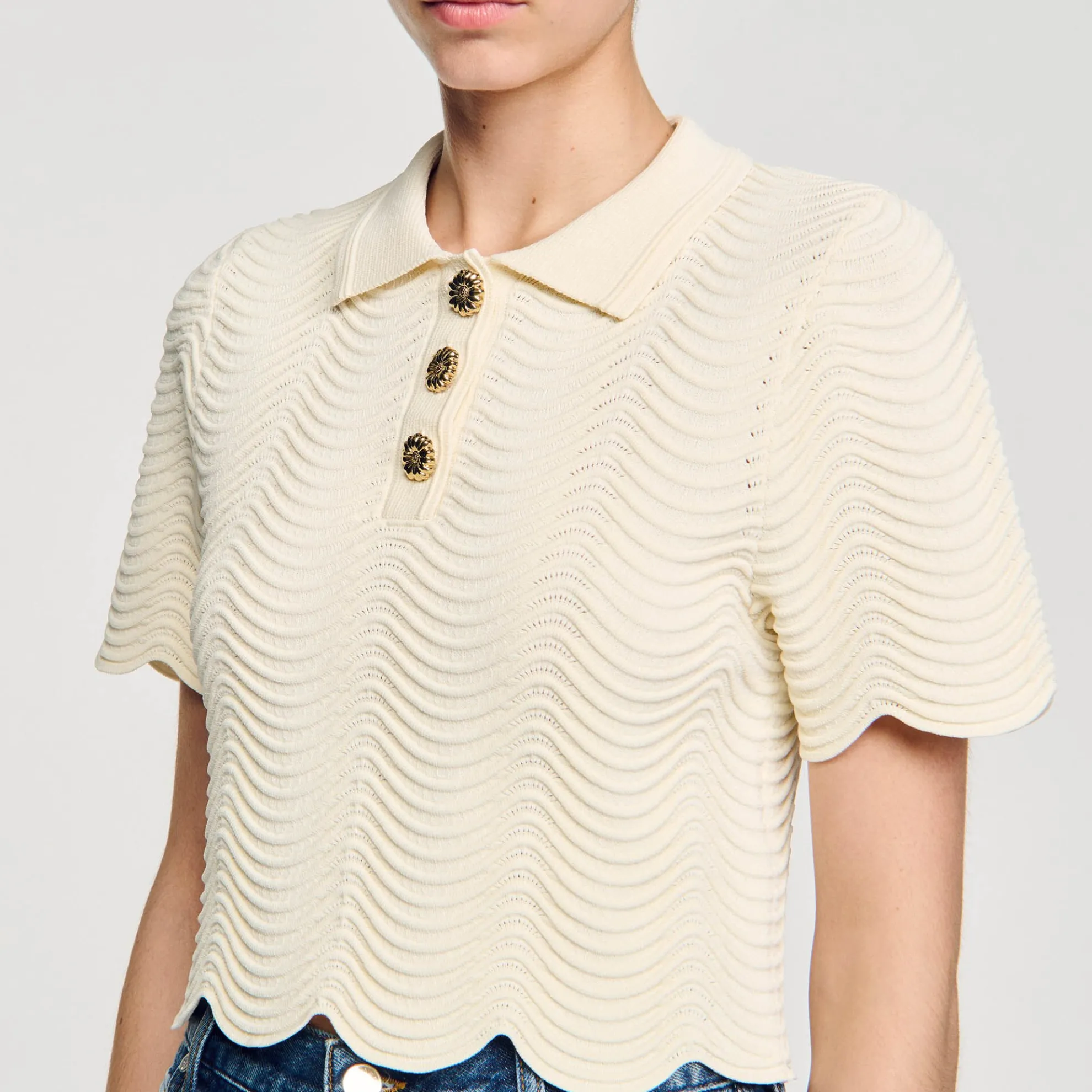 Korte Tricot Trui