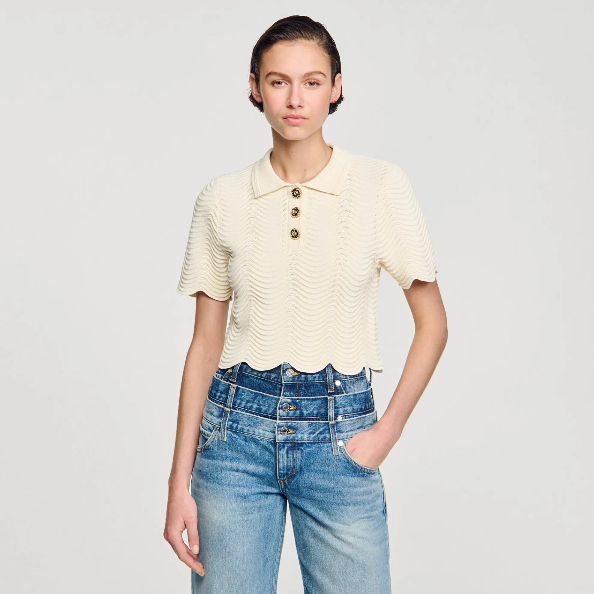 Korte Tricot Trui