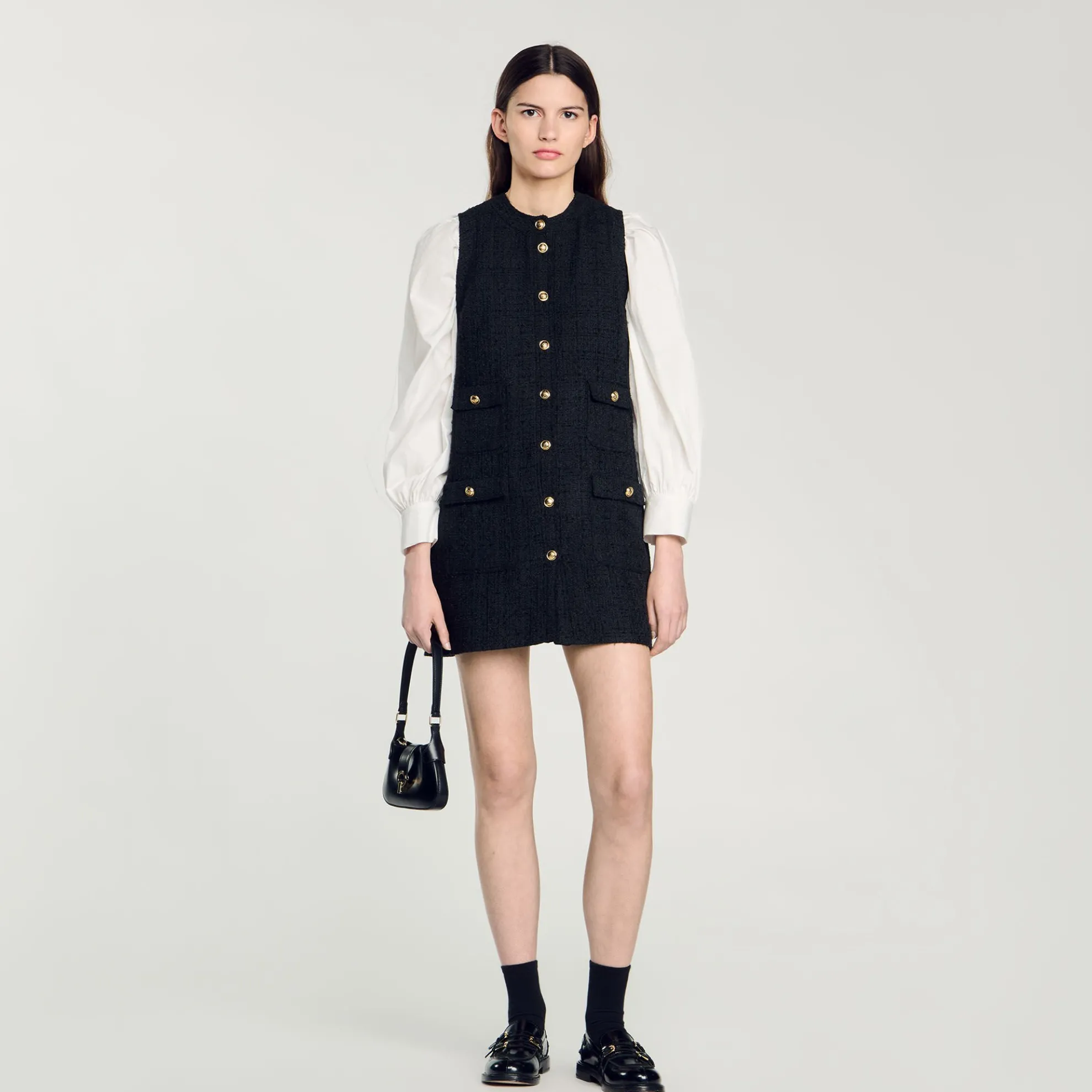 Korte Tweed Jurk