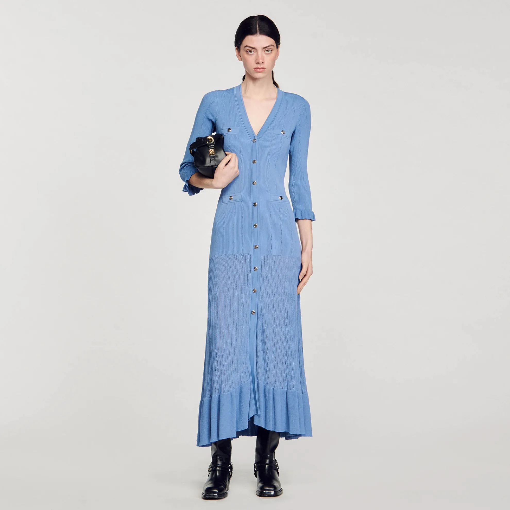 Lange Tricot Jurk