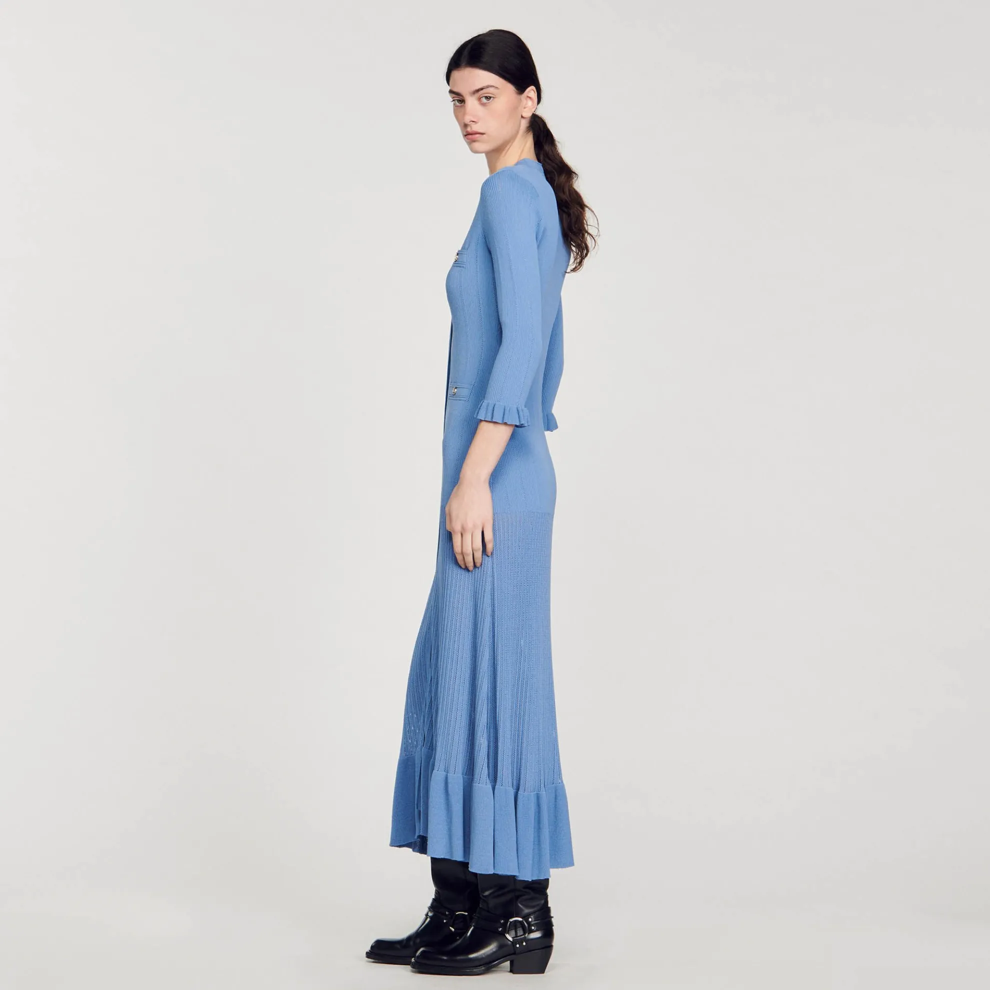 Lange Tricot Jurk