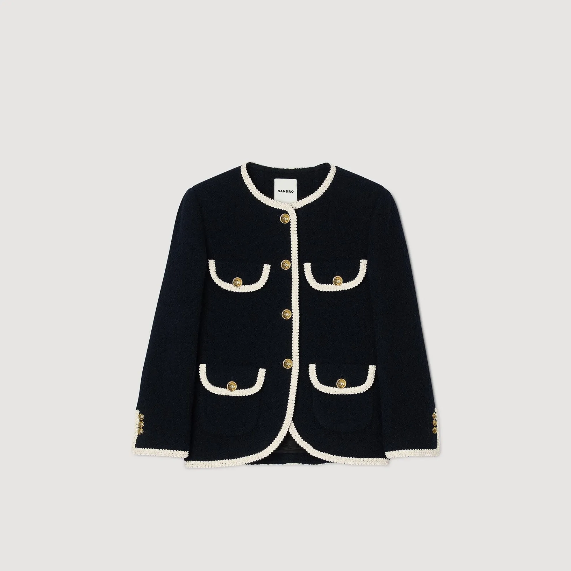 Lange Tweed Jas