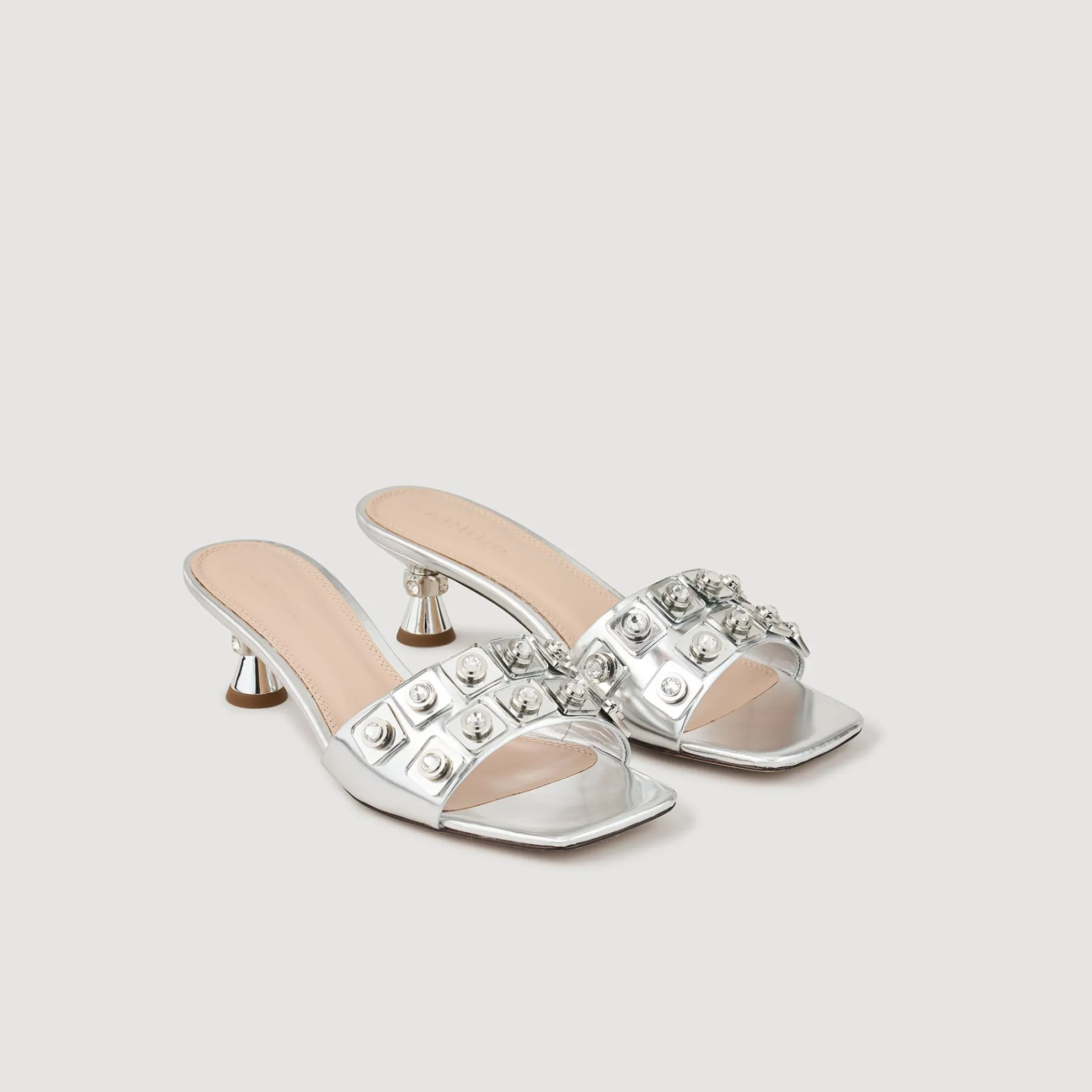 Muiltjes Metallic Leer