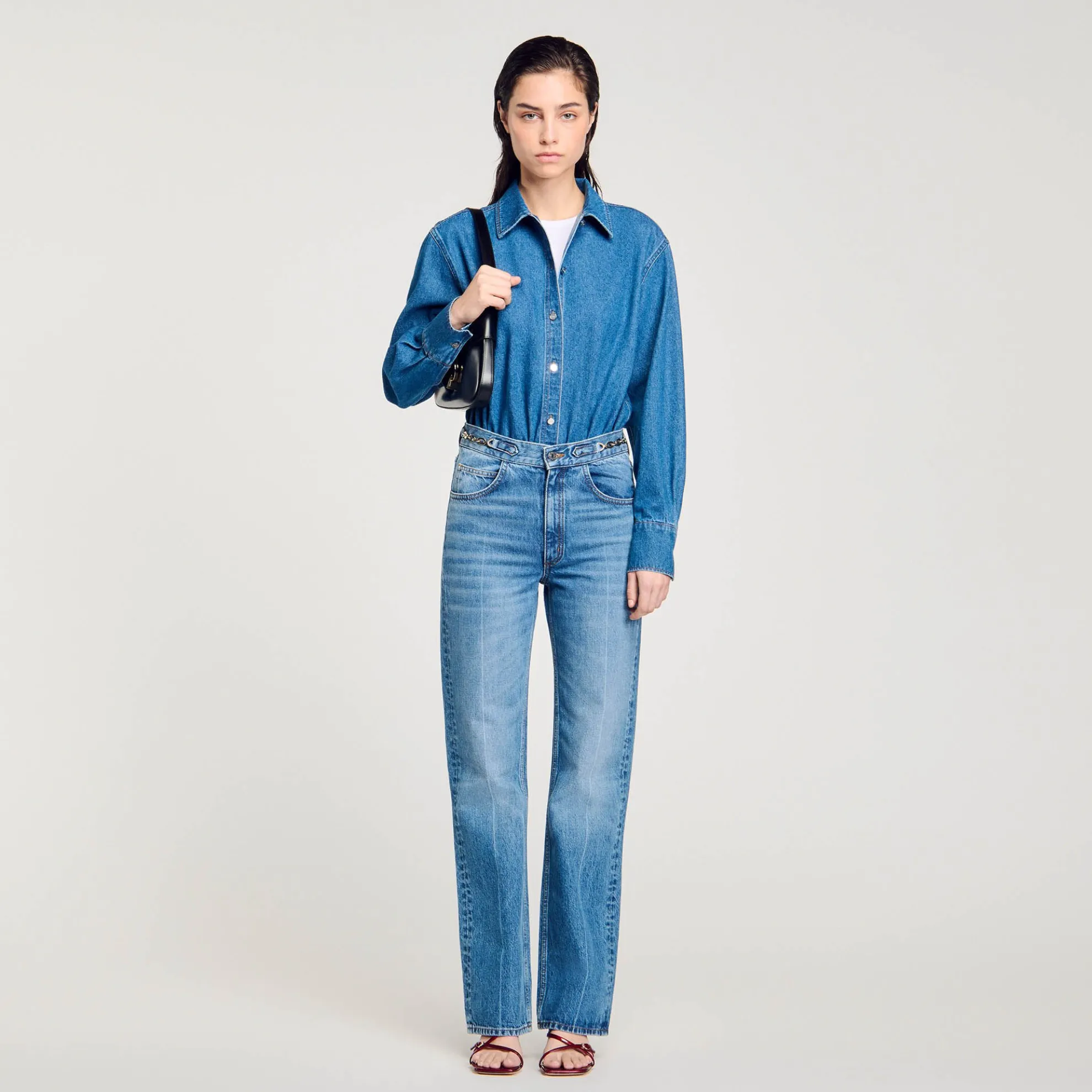 Overhemd Bodysuit Denim