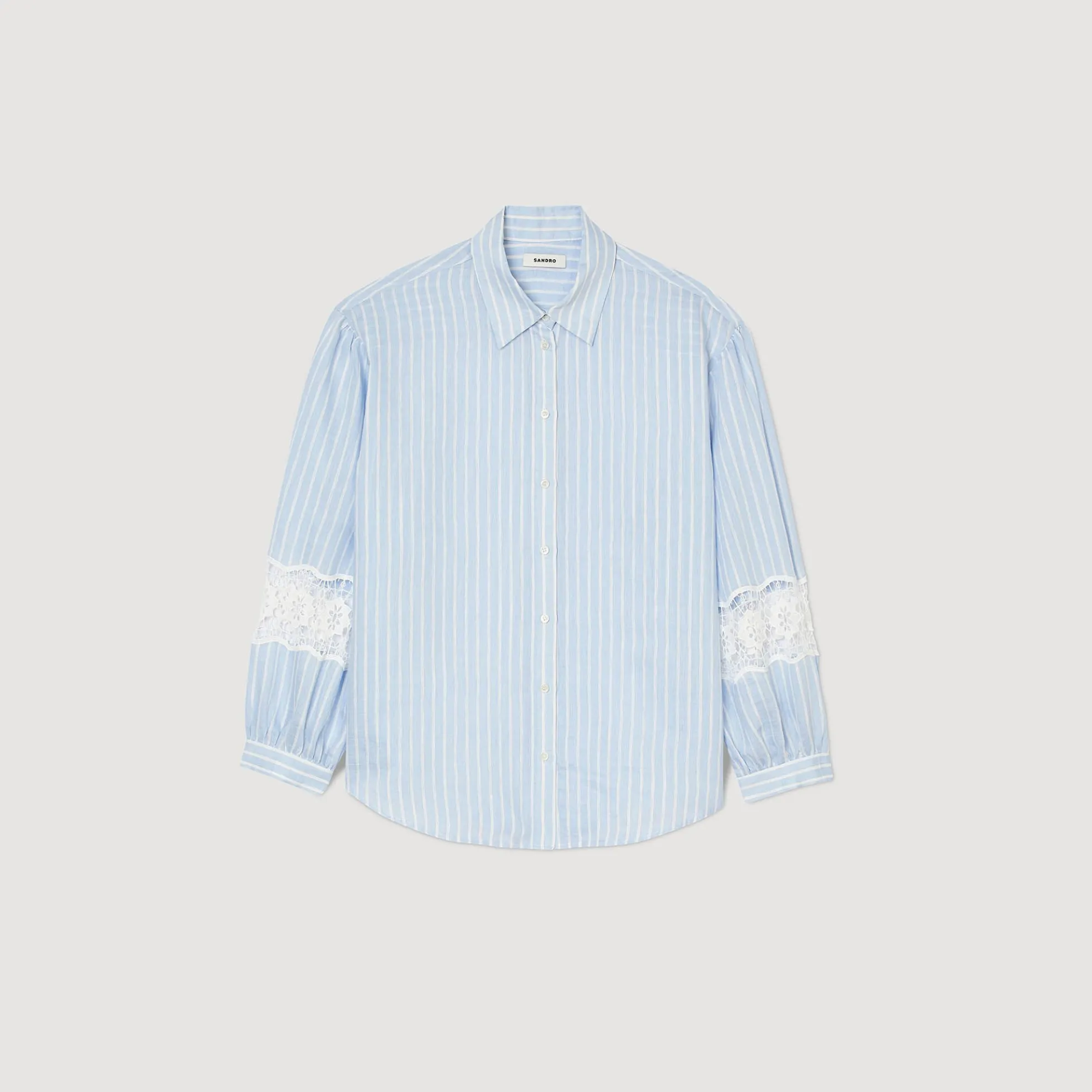 Overhemdblouse Met Strepen